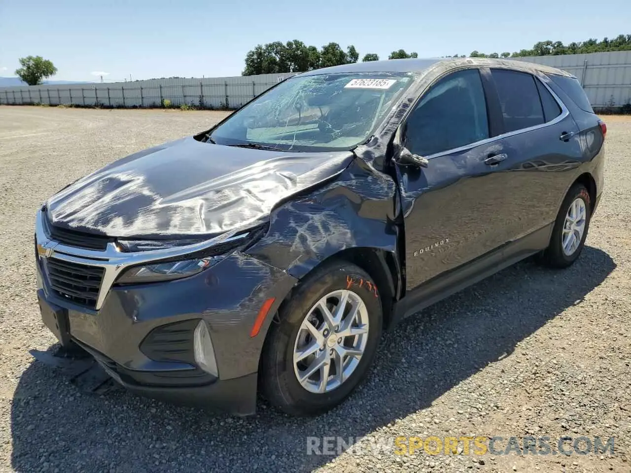 1 Photograph of a damaged car 3GNAXKEV4NS201066 CHEVROLET EQUINOX 2022