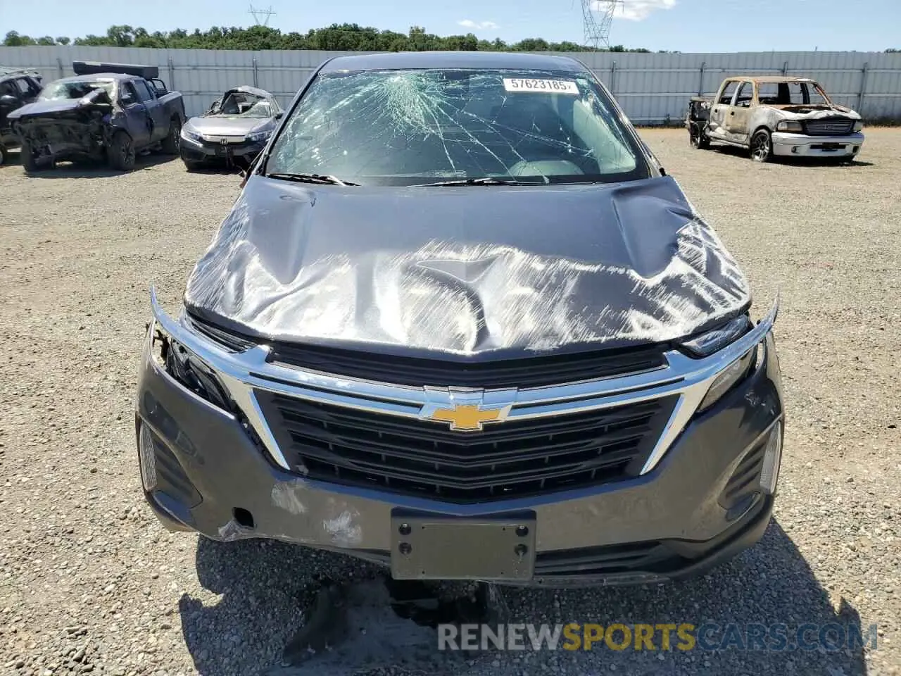 5 Photograph of a damaged car 3GNAXKEV4NS201066 CHEVROLET EQUINOX 2022