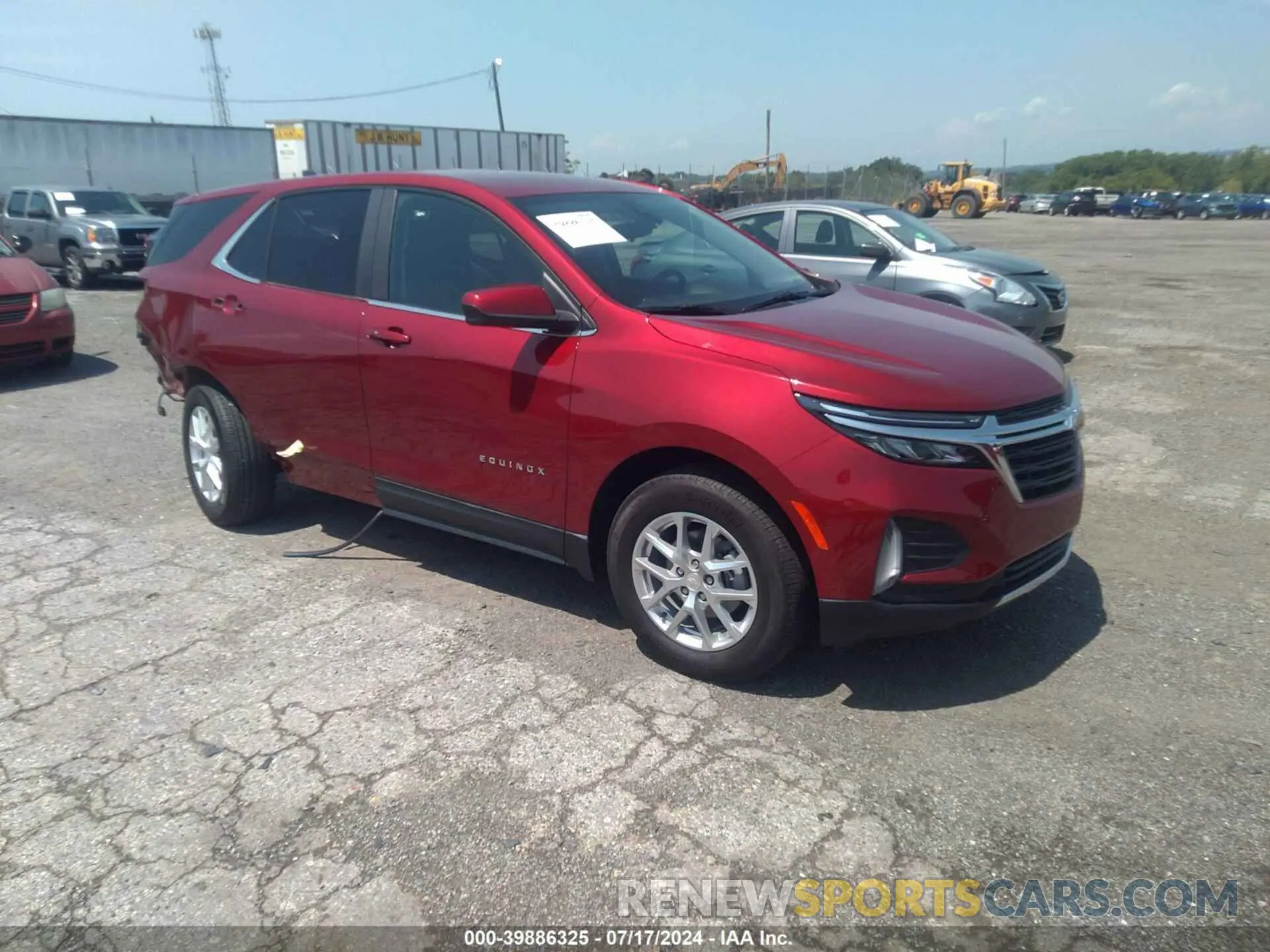 1 Photograph of a damaged car 3GNAXKEV5NL180822 CHEVROLET EQUINOX 2022