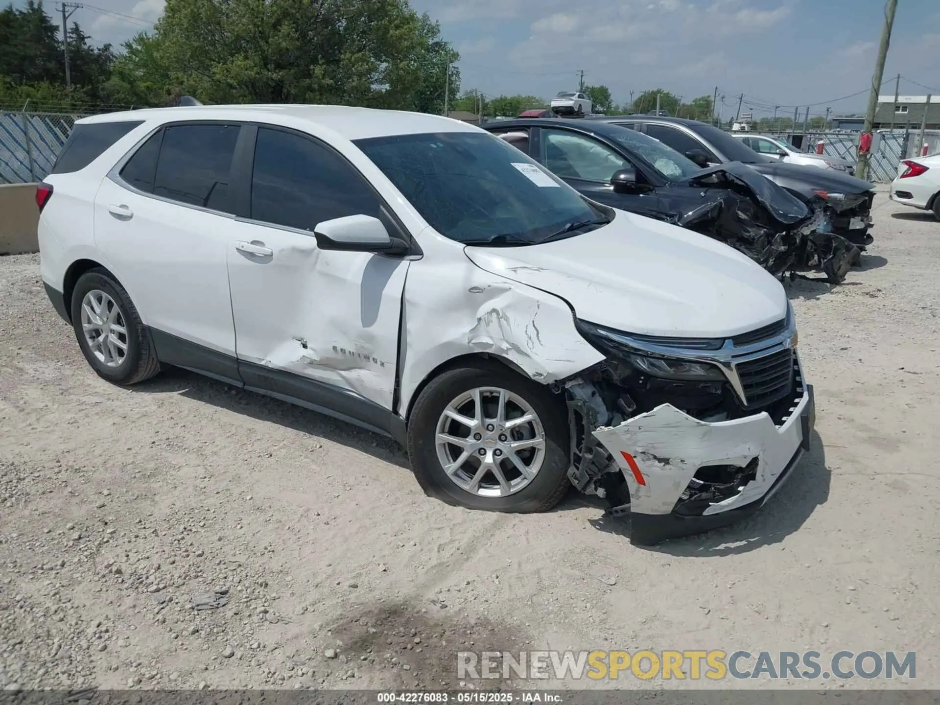 1 Photograph of a damaged car 3GNAXKEV5NL211955 CHEVROLET EQUINOX 2022