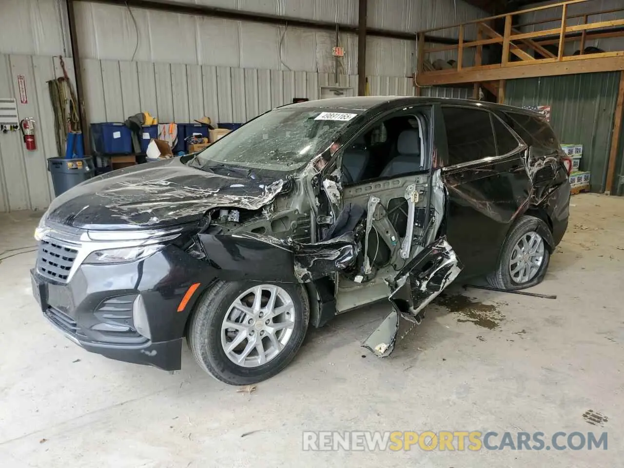 1 Photograph of a damaged car 3GNAXKEV5NL308802 CHEVROLET EQUINOX 2022