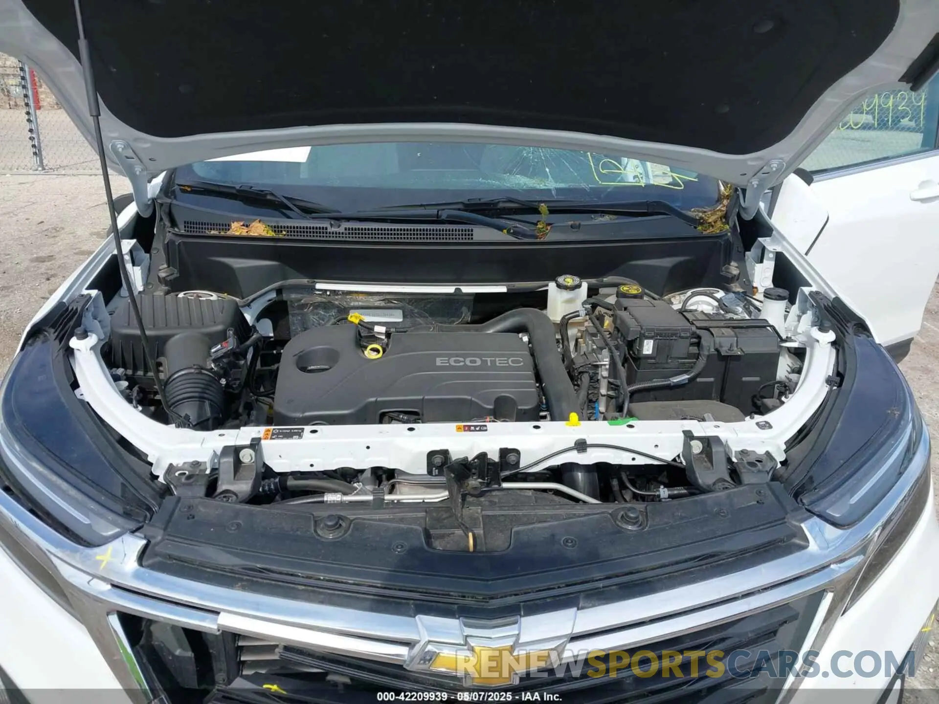 10 Photograph of a damaged car 3GNAXKEV5NS216434 CHEVROLET EQUINOX 2022