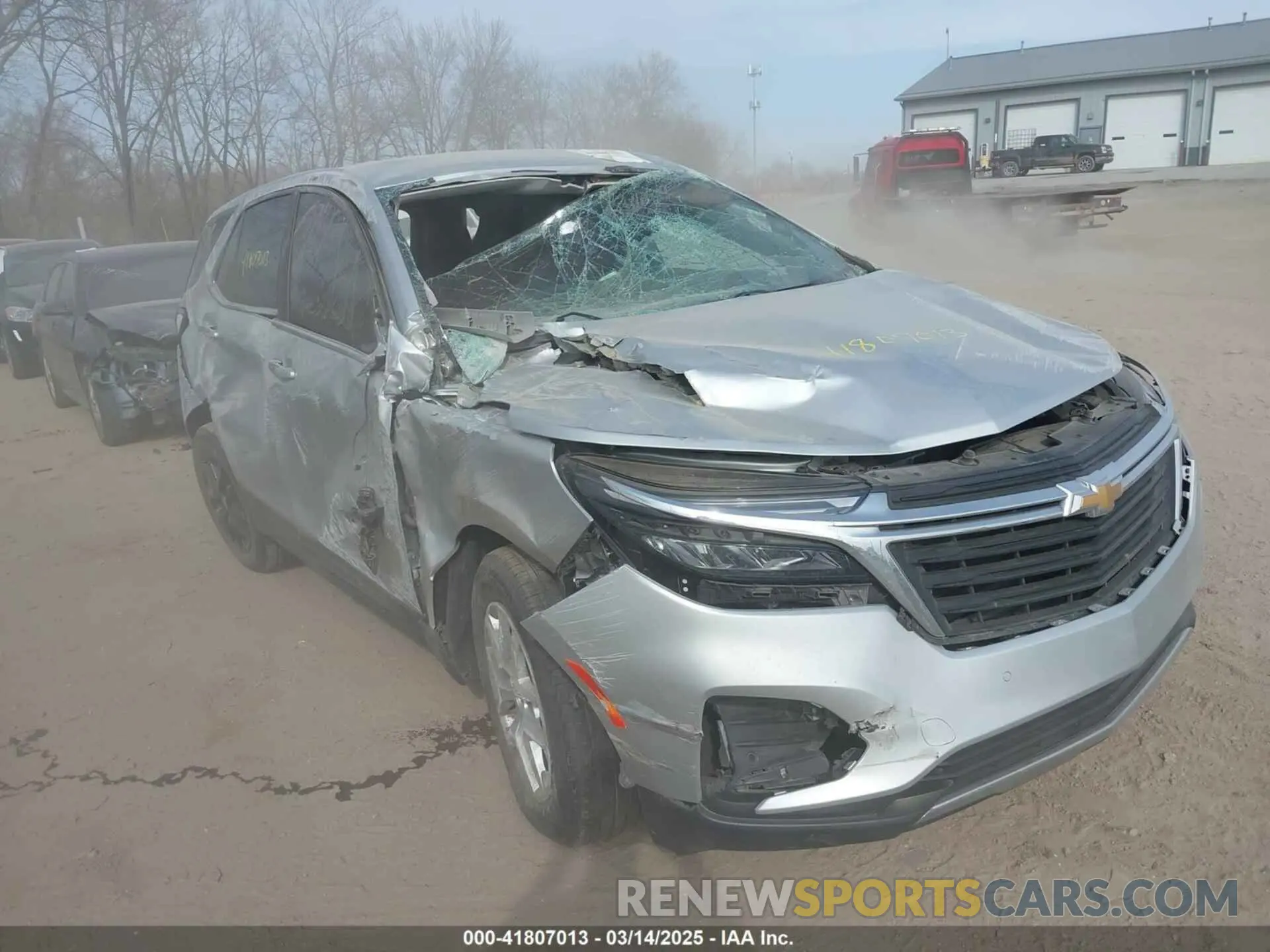 1 Photograph of a damaged car 3GNAXKEV6NL106342 CHEVROLET EQUINOX 2022