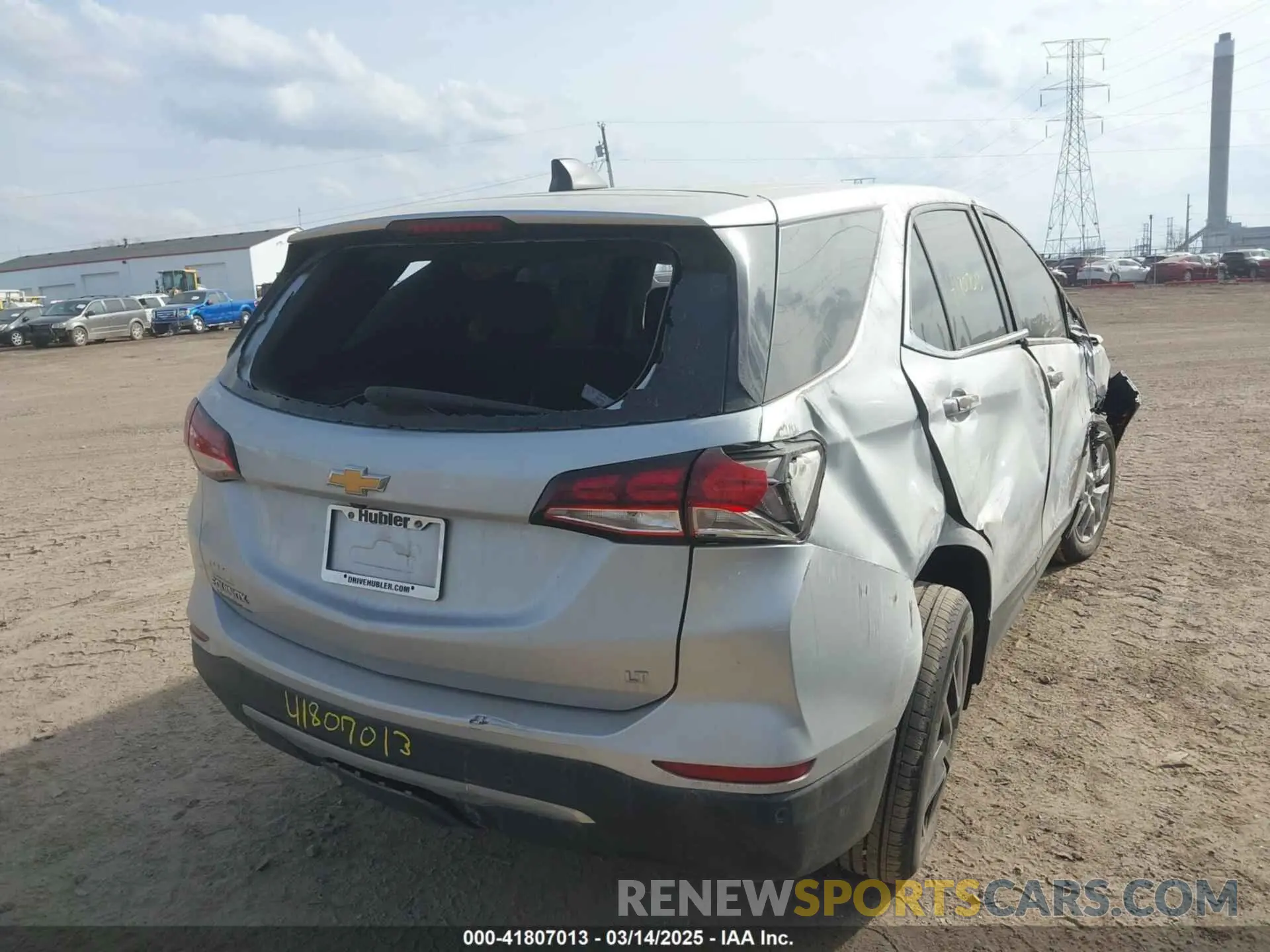 4 Photograph of a damaged car 3GNAXKEV6NL106342 CHEVROLET EQUINOX 2022