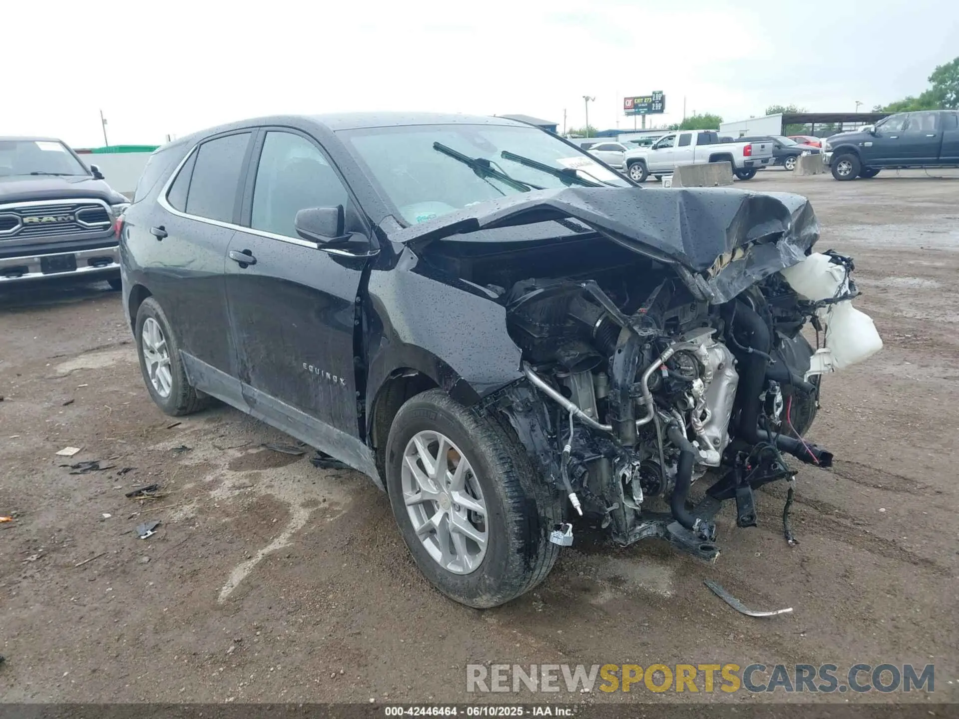 1 Photograph of a damaged car 3GNAXKEV6NL287295 CHEVROLET EQUINOX 2022