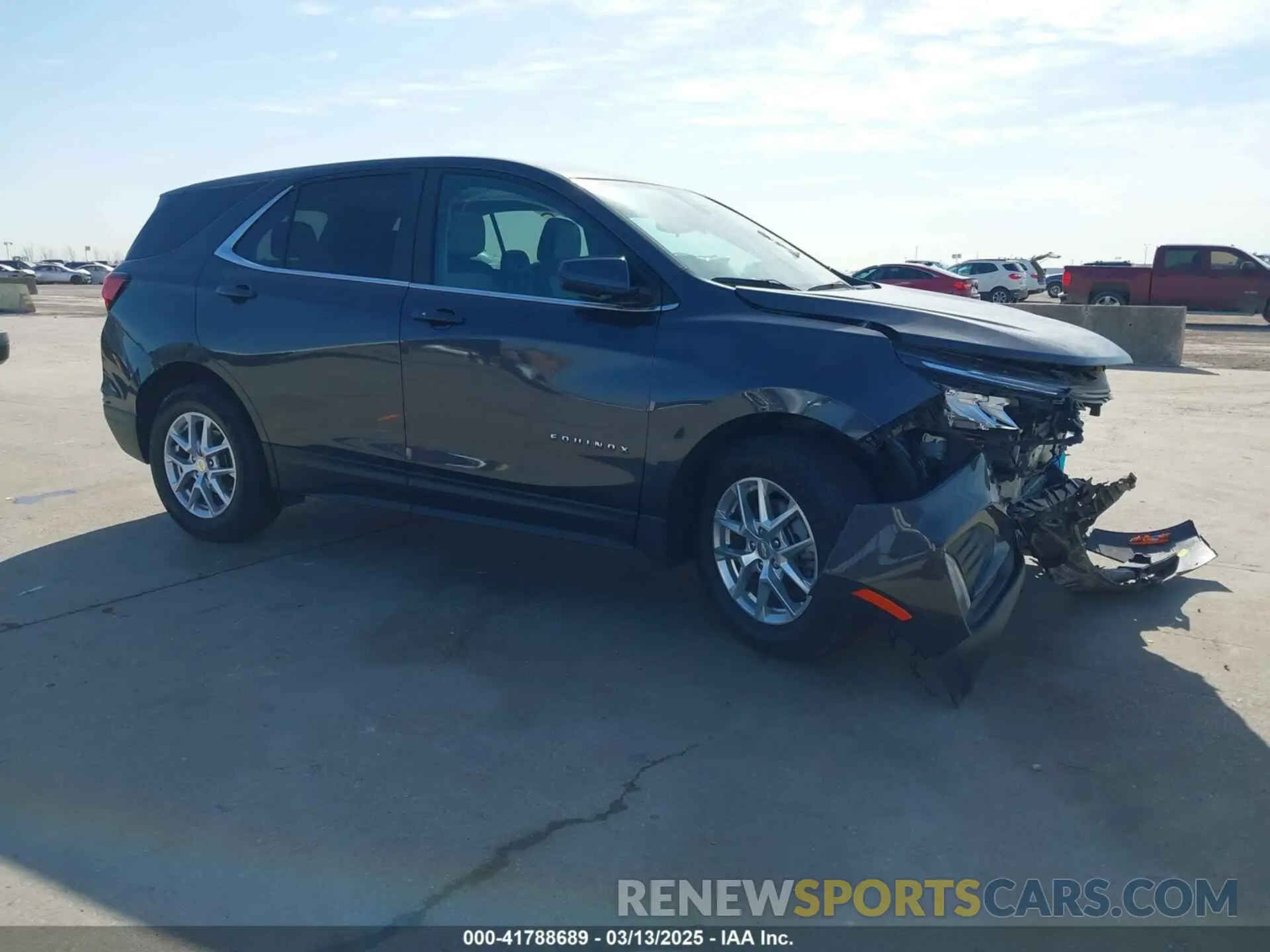 1 Photograph of a damaged car 3GNAXKEV6NS195352 CHEVROLET EQUINOX 2022