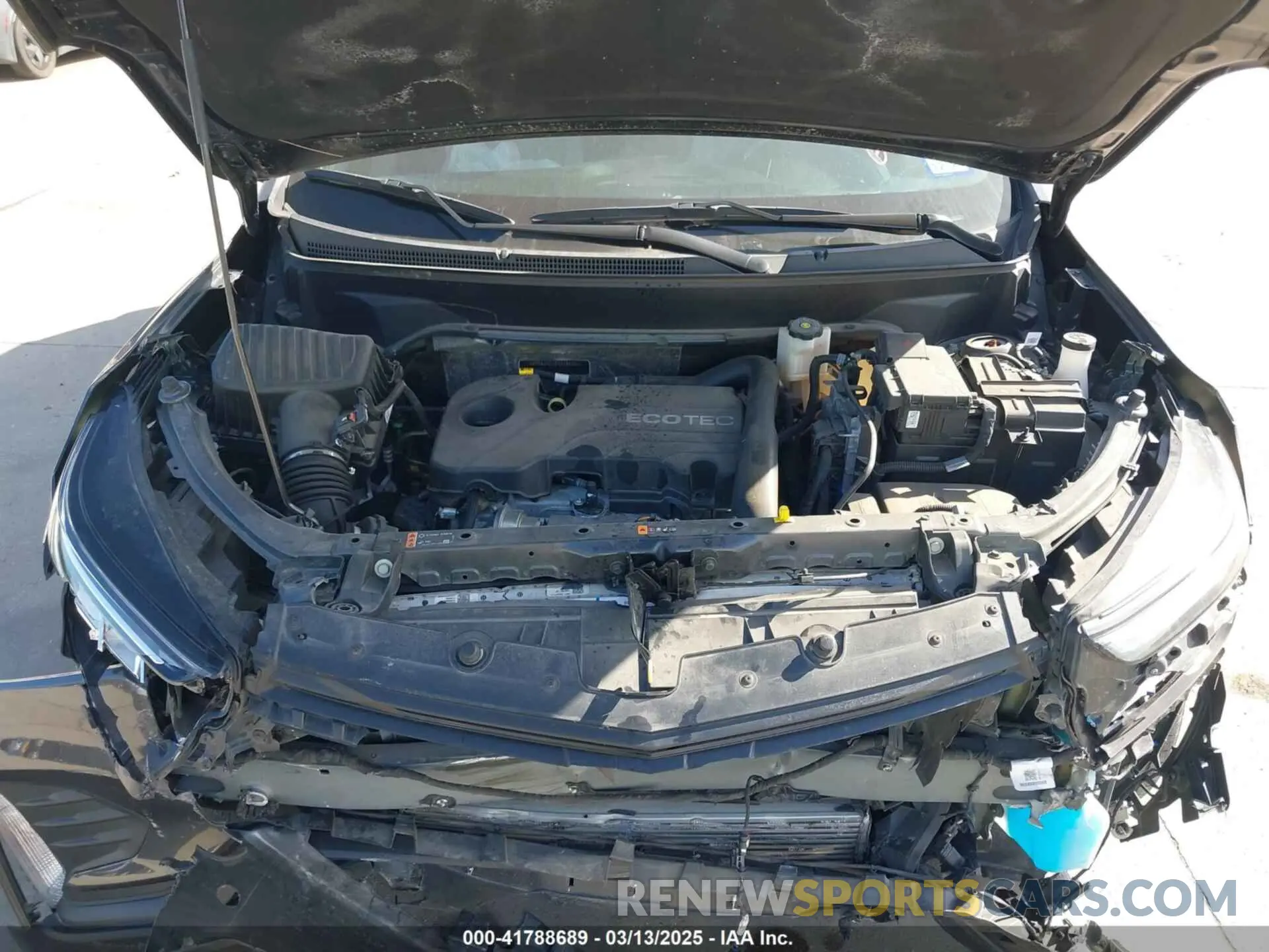 10 Photograph of a damaged car 3GNAXKEV6NS195352 CHEVROLET EQUINOX 2022