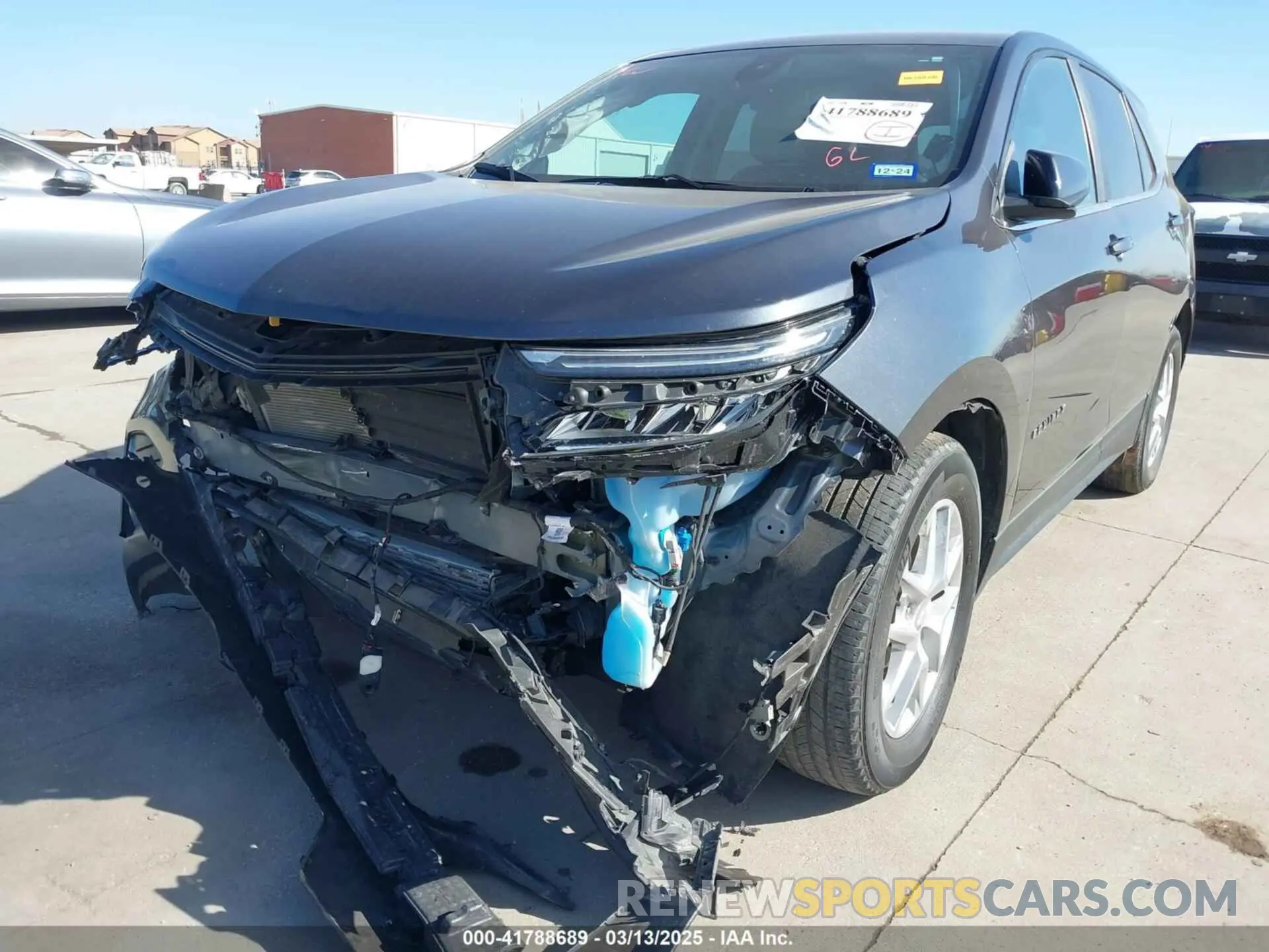 6 Photograph of a damaged car 3GNAXKEV6NS195352 CHEVROLET EQUINOX 2022