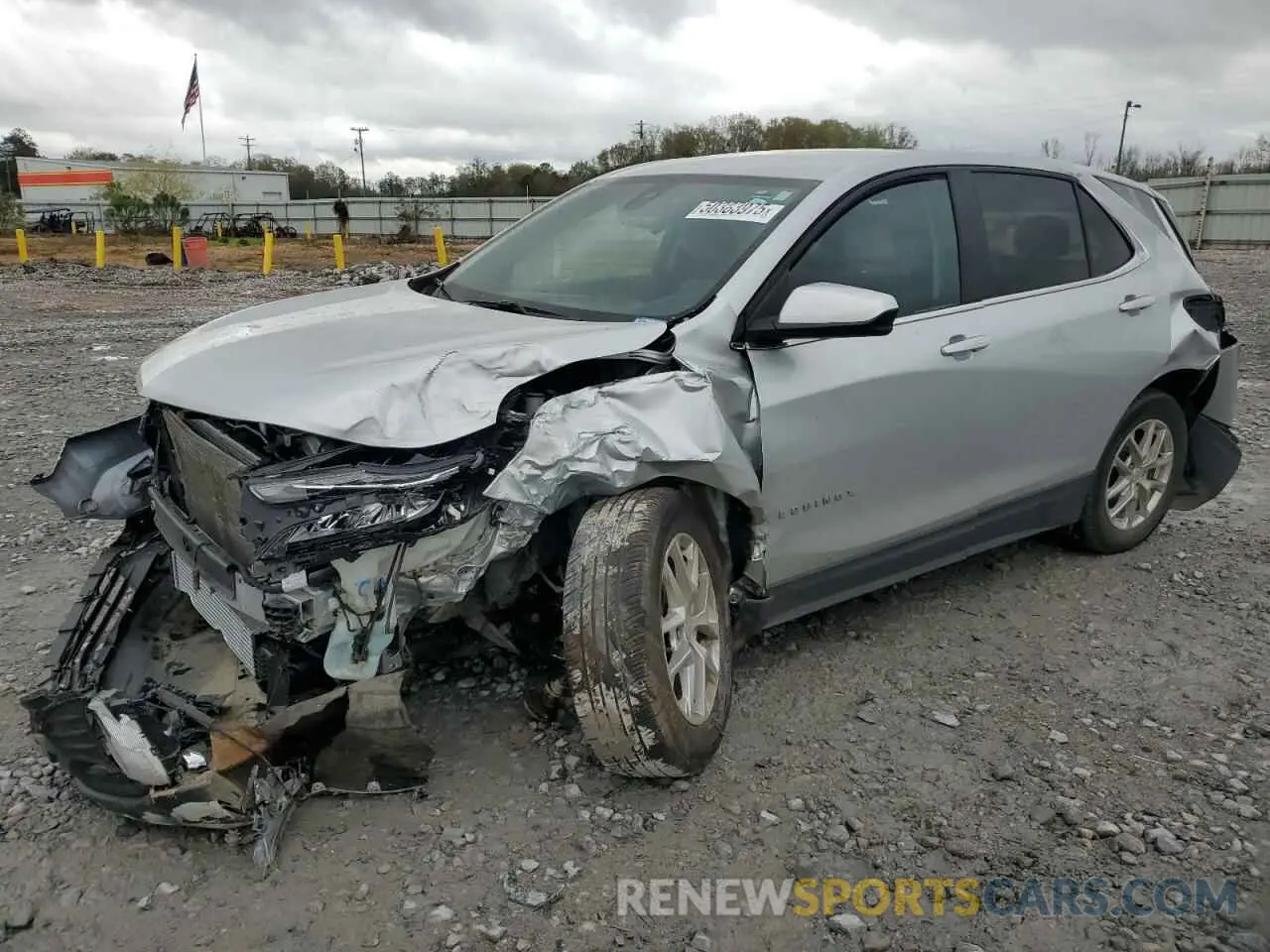 1 Photograph of a damaged car 3GNAXKEV7NL208720 CHEVROLET EQUINOX 2022