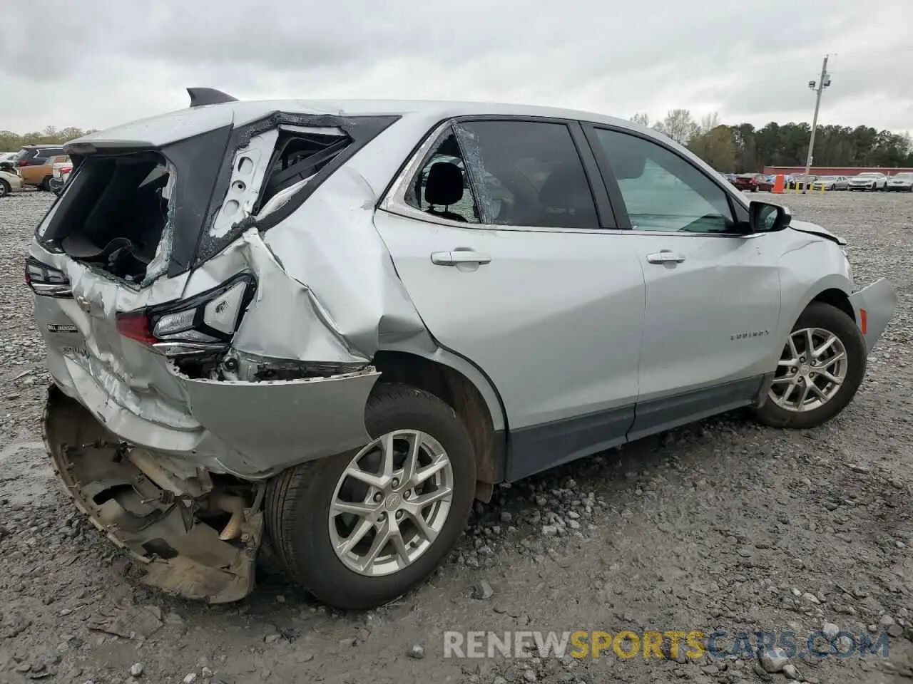 3 Photograph of a damaged car 3GNAXKEV7NL208720 CHEVROLET EQUINOX 2022