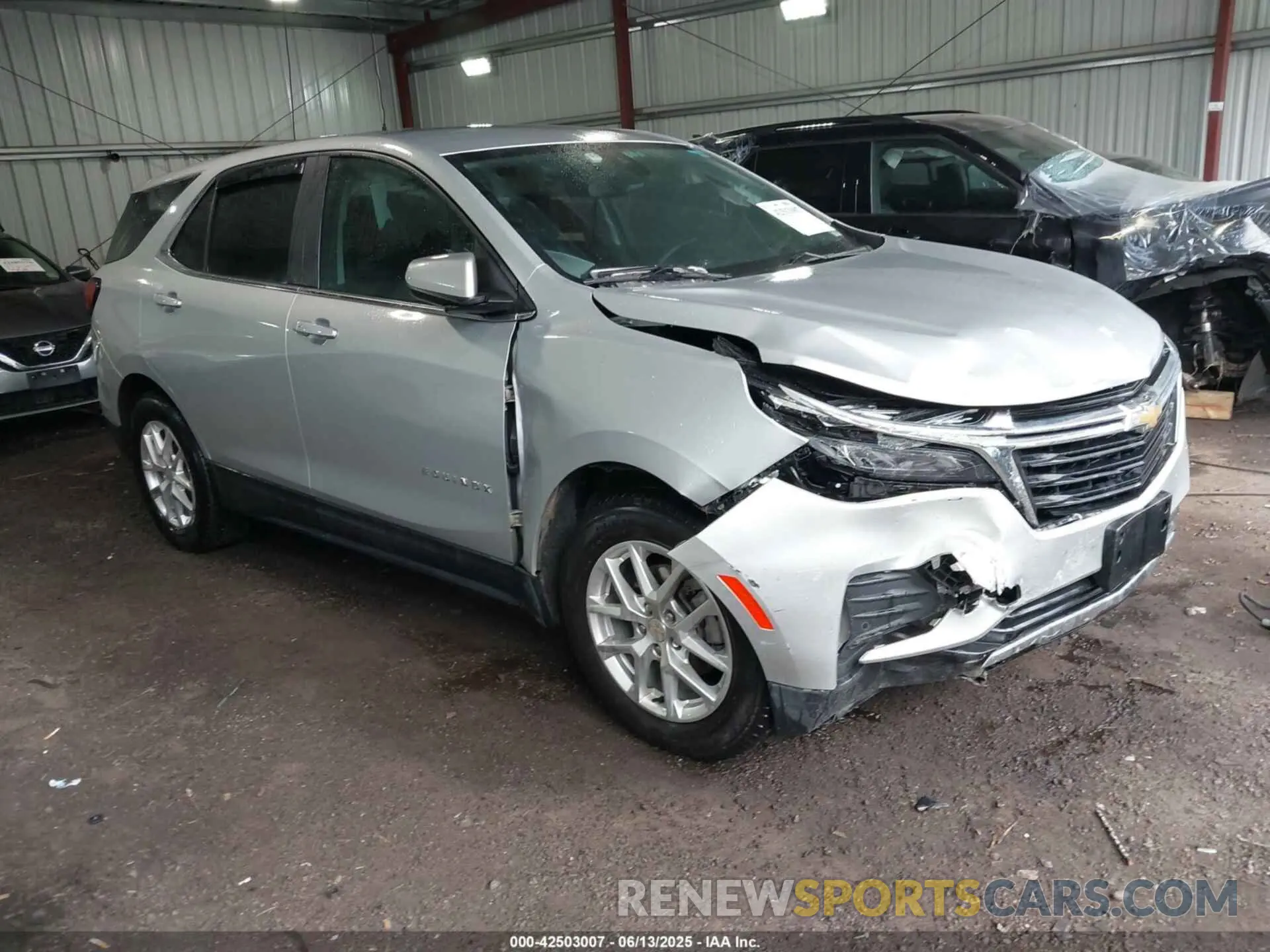 1 Photograph of a damaged car 3GNAXKEV7NL211312 CHEVROLET EQUINOX 2022