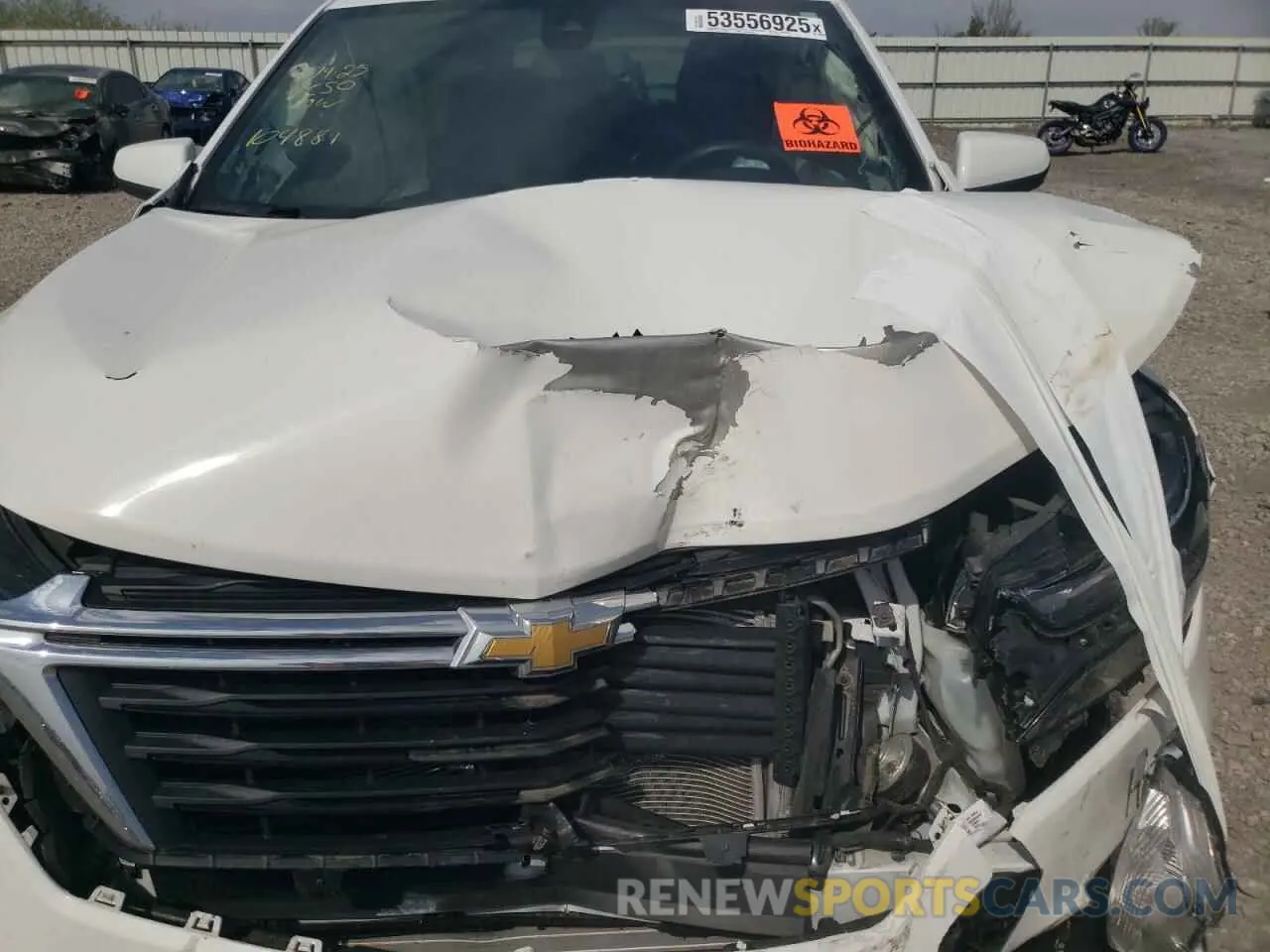 13 Photograph of a damaged car 3GNAXKEV7NL216591 CHEVROLET EQUINOX 2022