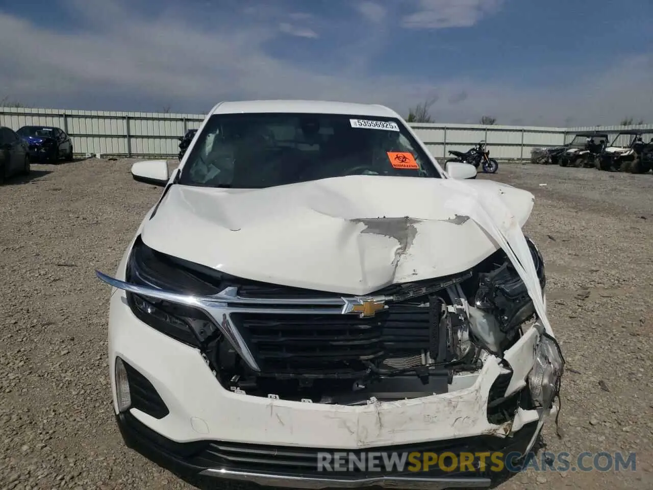5 Photograph of a damaged car 3GNAXKEV7NL216591 CHEVROLET EQUINOX 2022