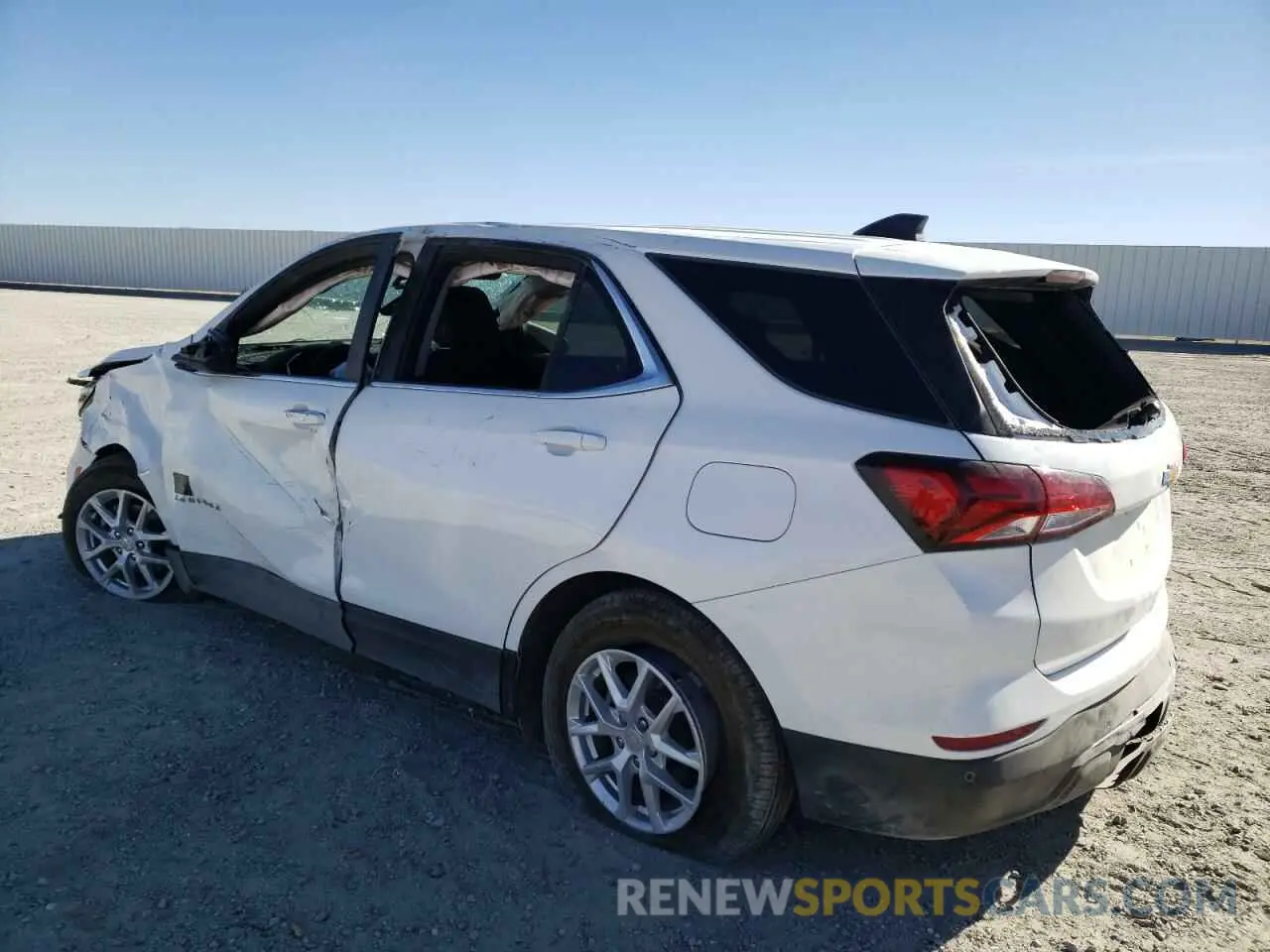 2 Photograph of a damaged car 3GNAXKEV7NL288844 CHEVROLET EQUINOX 2022