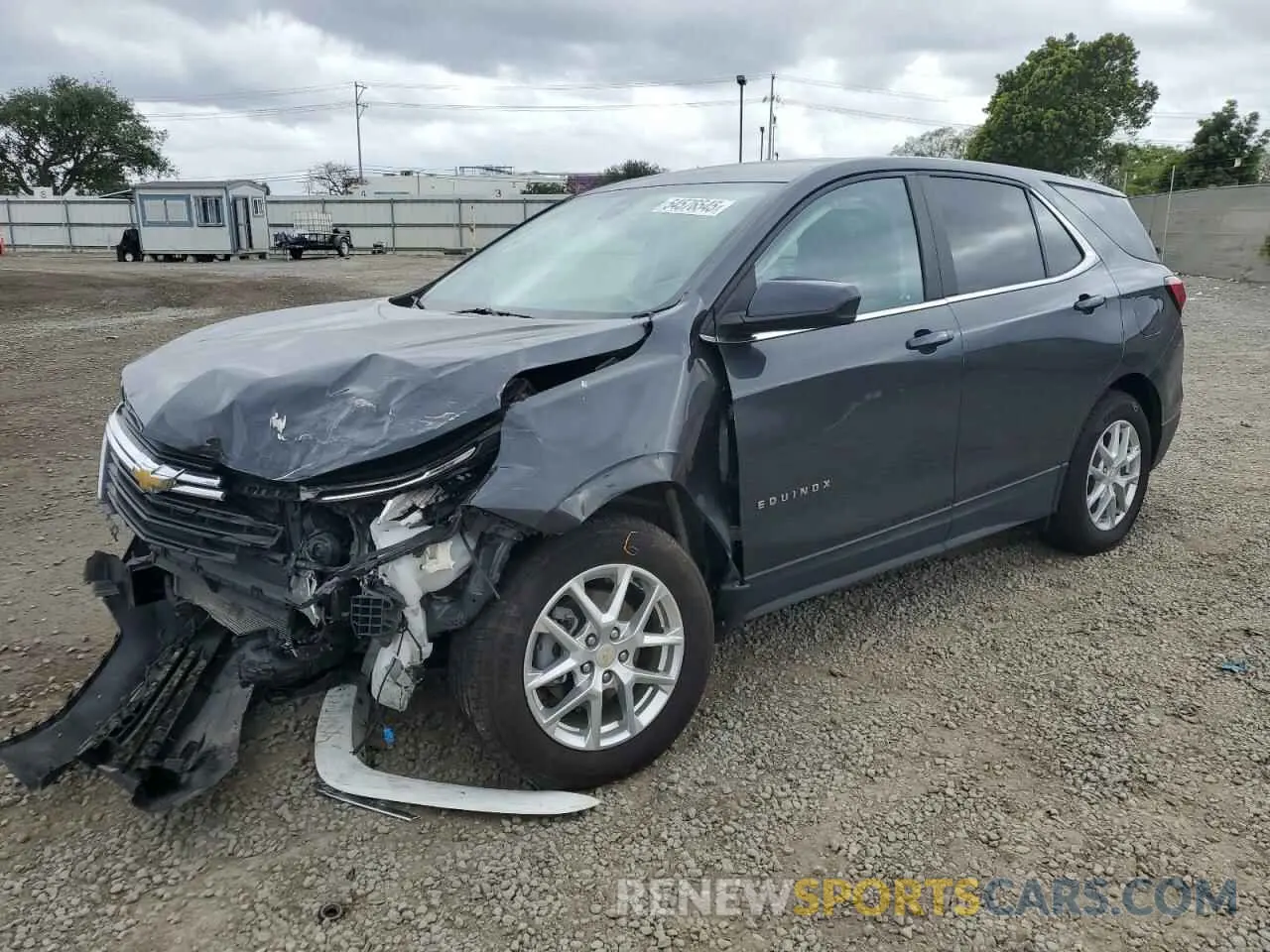 1 Photograph of a damaged car 3GNAXKEV7NS201191 CHEVROLET EQUINOX 2022