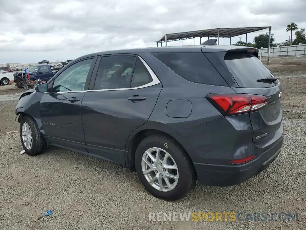 2 Photograph of a damaged car 3GNAXKEV7NS201191 CHEVROLET EQUINOX 2022
