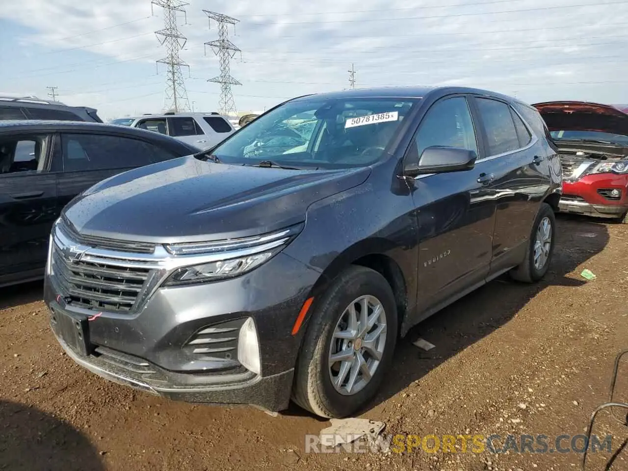 1 Photograph of a damaged car 3GNAXKEV7NS206987 CHEVROLET EQUINOX 2022