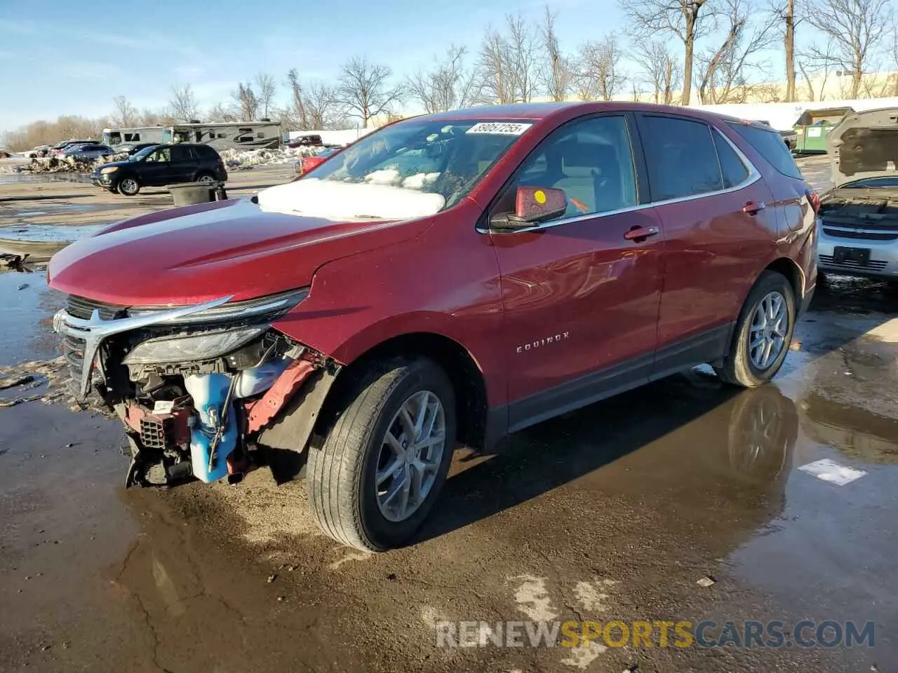 1 Photograph of a damaged car 3GNAXKEV8NL116452 CHEVROLET EQUINOX 2022