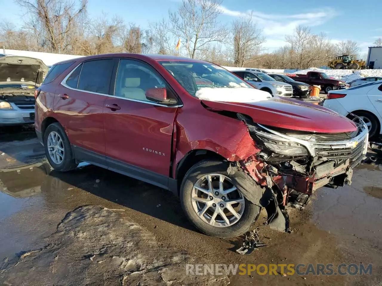 4 Photograph of a damaged car 3GNAXKEV8NL116452 CHEVROLET EQUINOX 2022