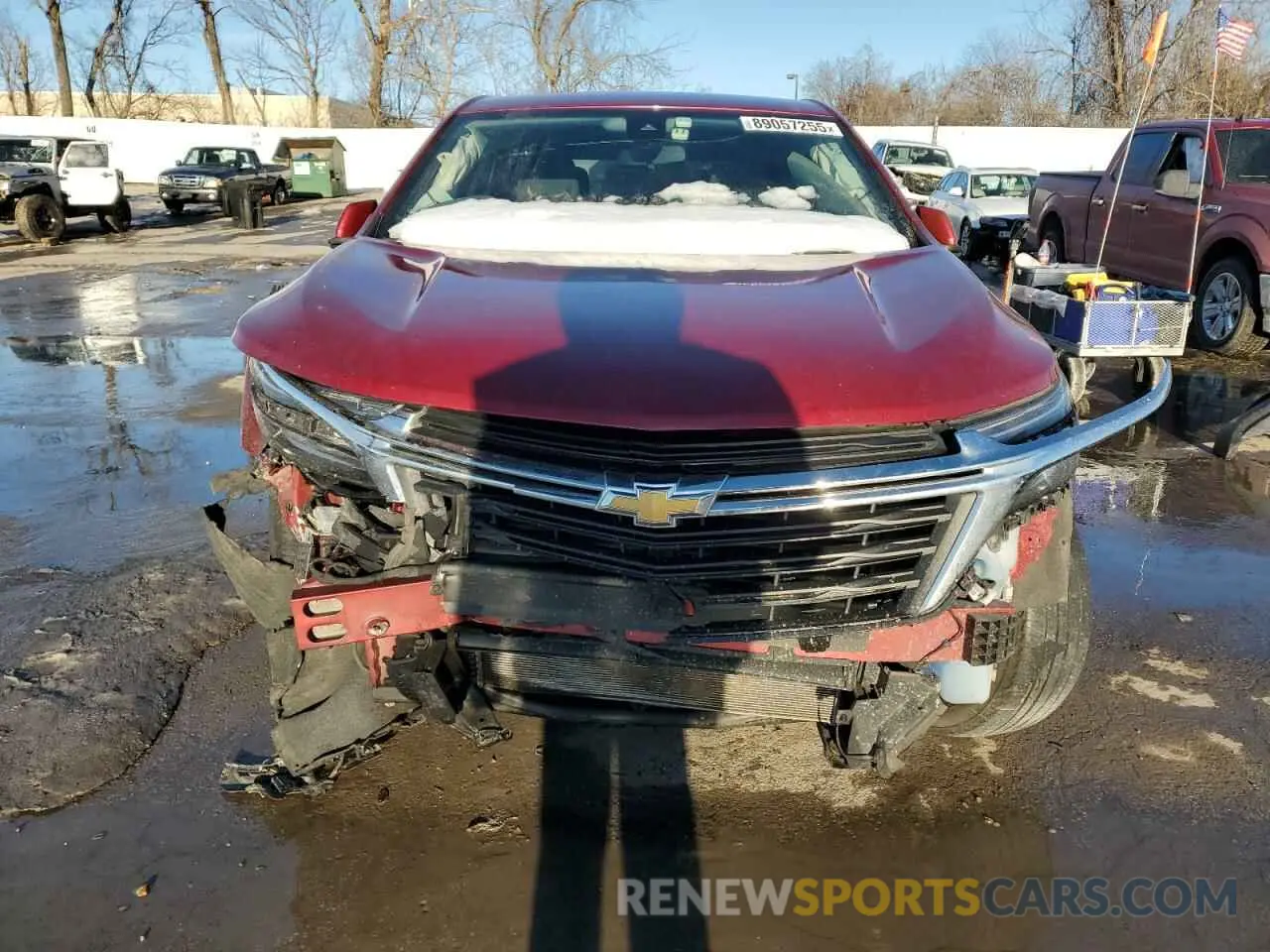 5 Photograph of a damaged car 3GNAXKEV8NL116452 CHEVROLET EQUINOX 2022