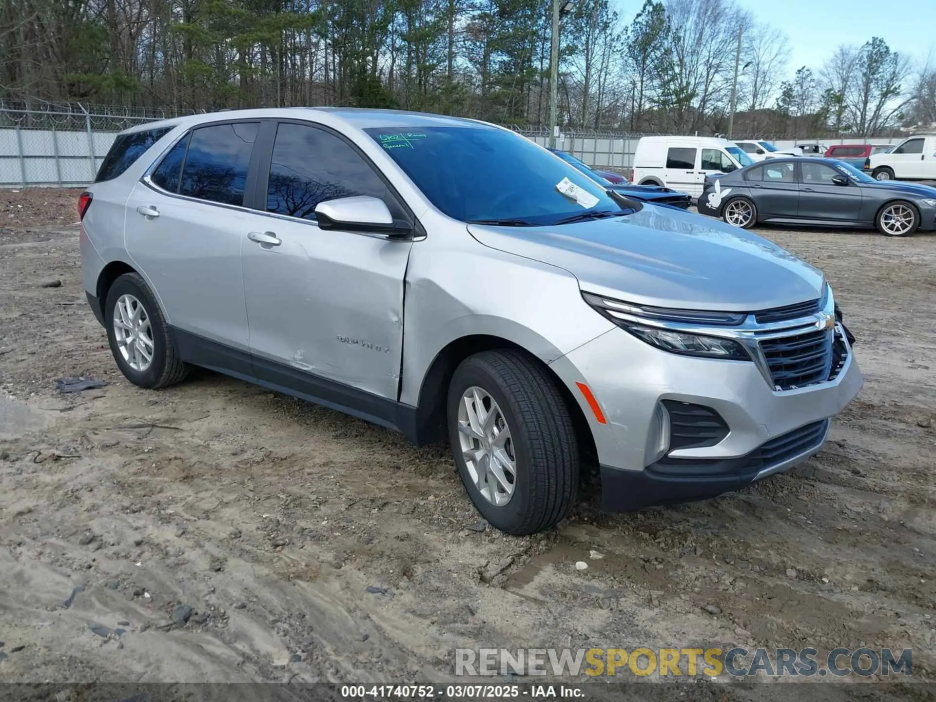 1 Photograph of a damaged car 3GNAXKEV8NL146079 CHEVROLET EQUINOX 2022