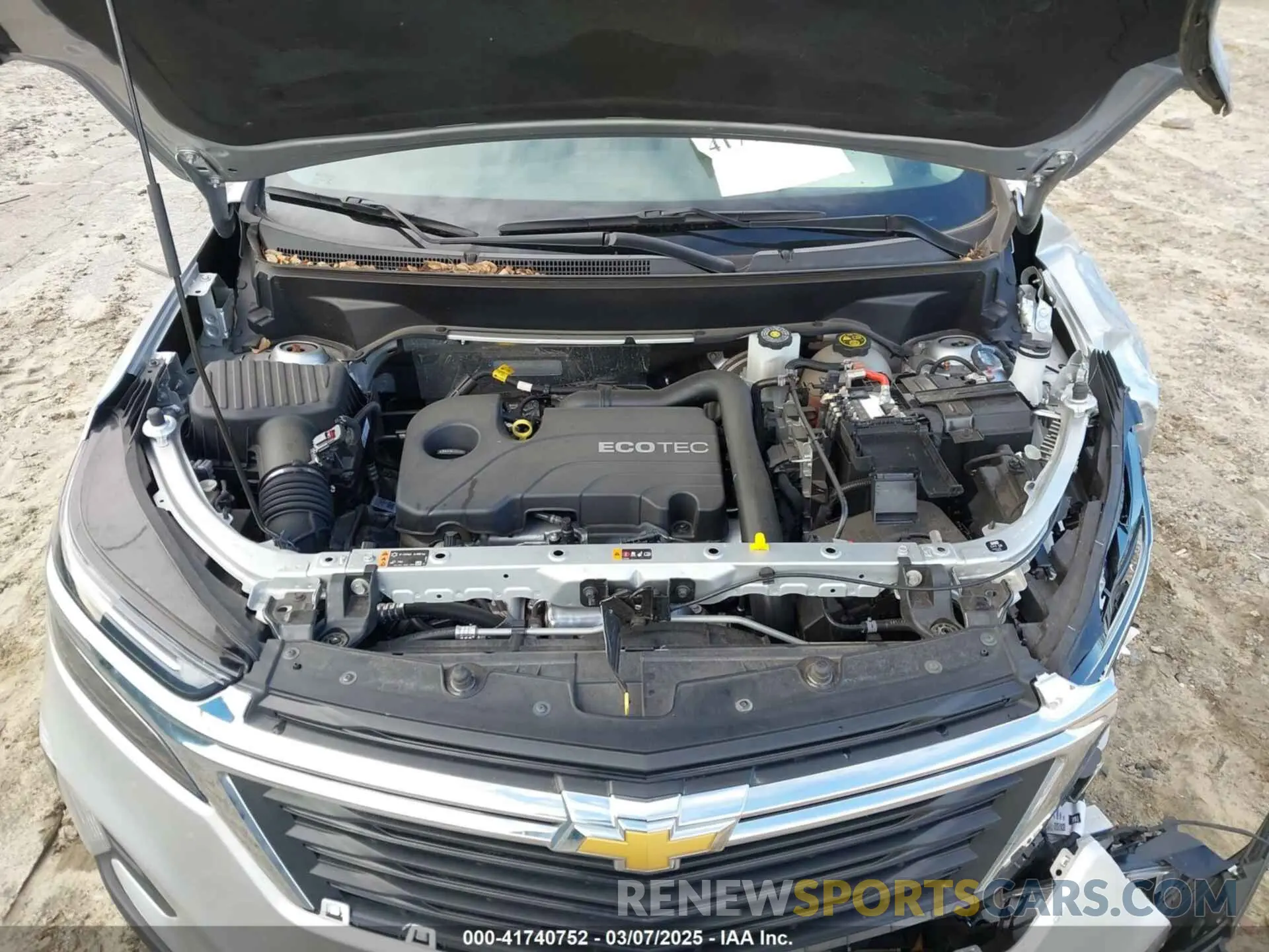 10 Photograph of a damaged car 3GNAXKEV8NL146079 CHEVROLET EQUINOX 2022