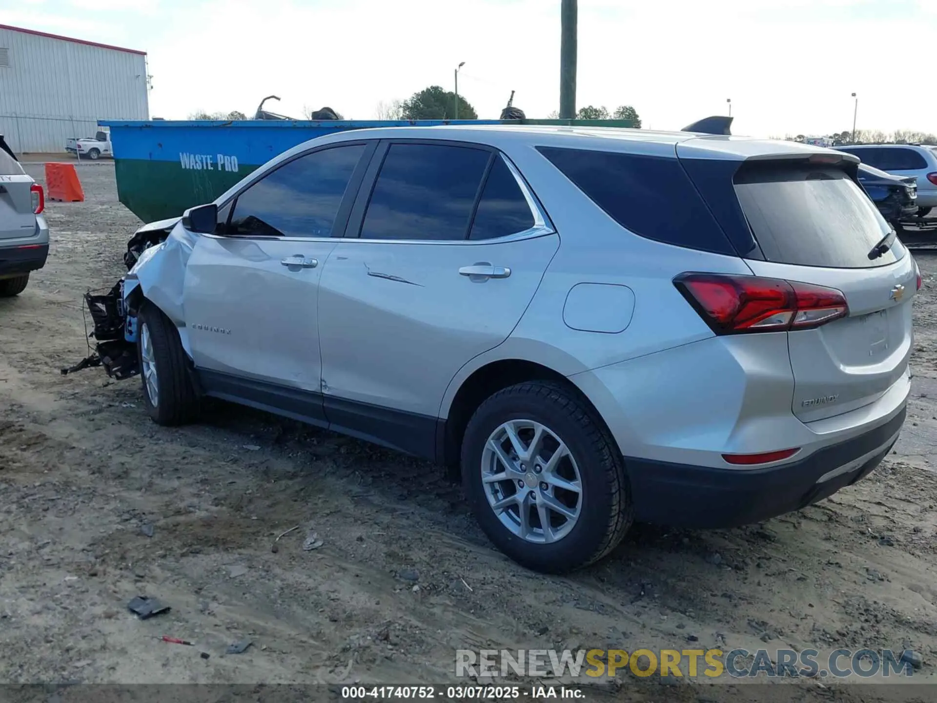 3 Photograph of a damaged car 3GNAXKEV8NL146079 CHEVROLET EQUINOX 2022