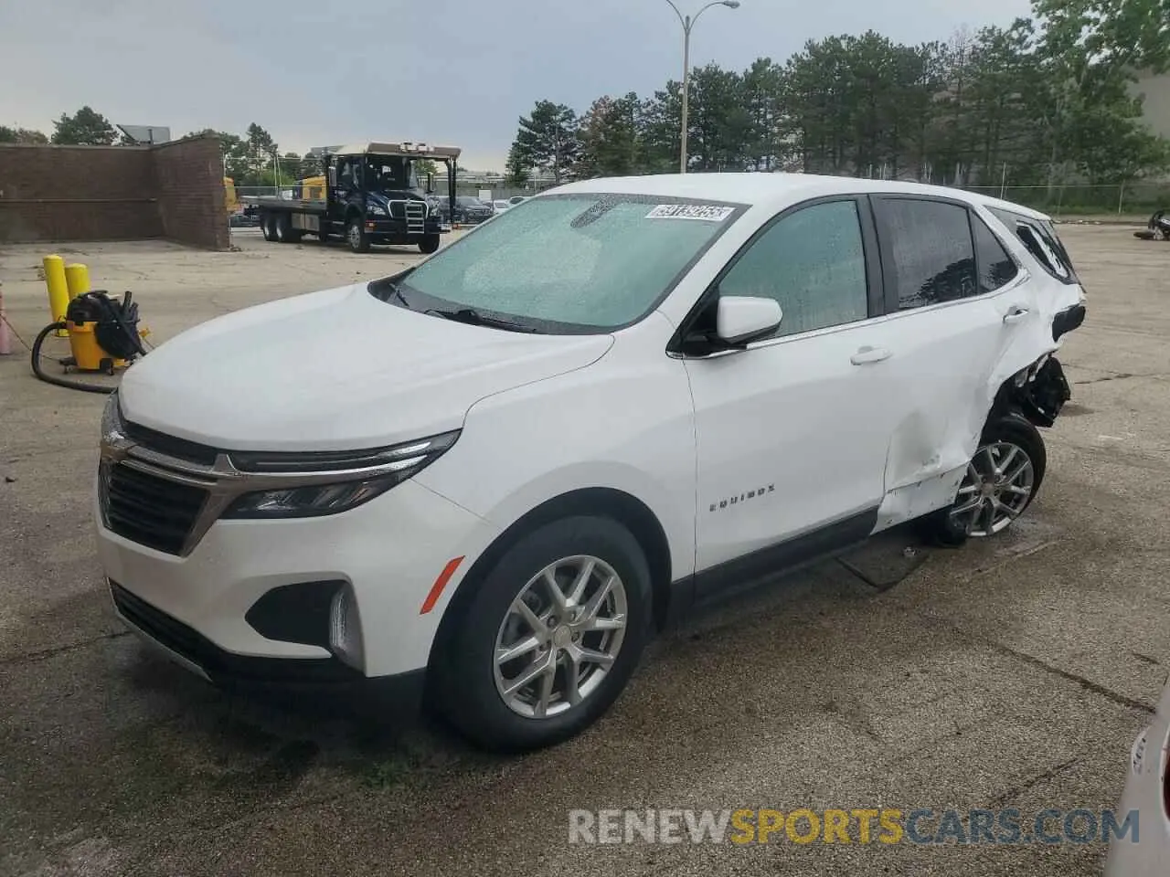 1 Photograph of a damaged car 3GNAXKEV8NL161410 CHEVROLET EQUINOX 2022