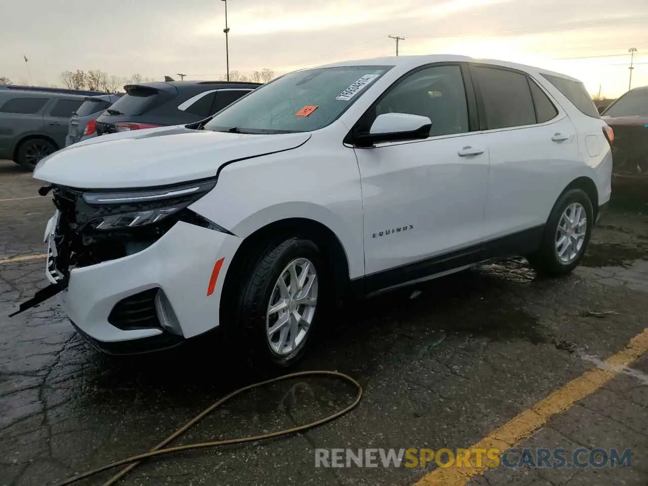 1 Photograph of a damaged car 3GNAXKEV8NL245713 CHEVROLET EQUINOX 2022