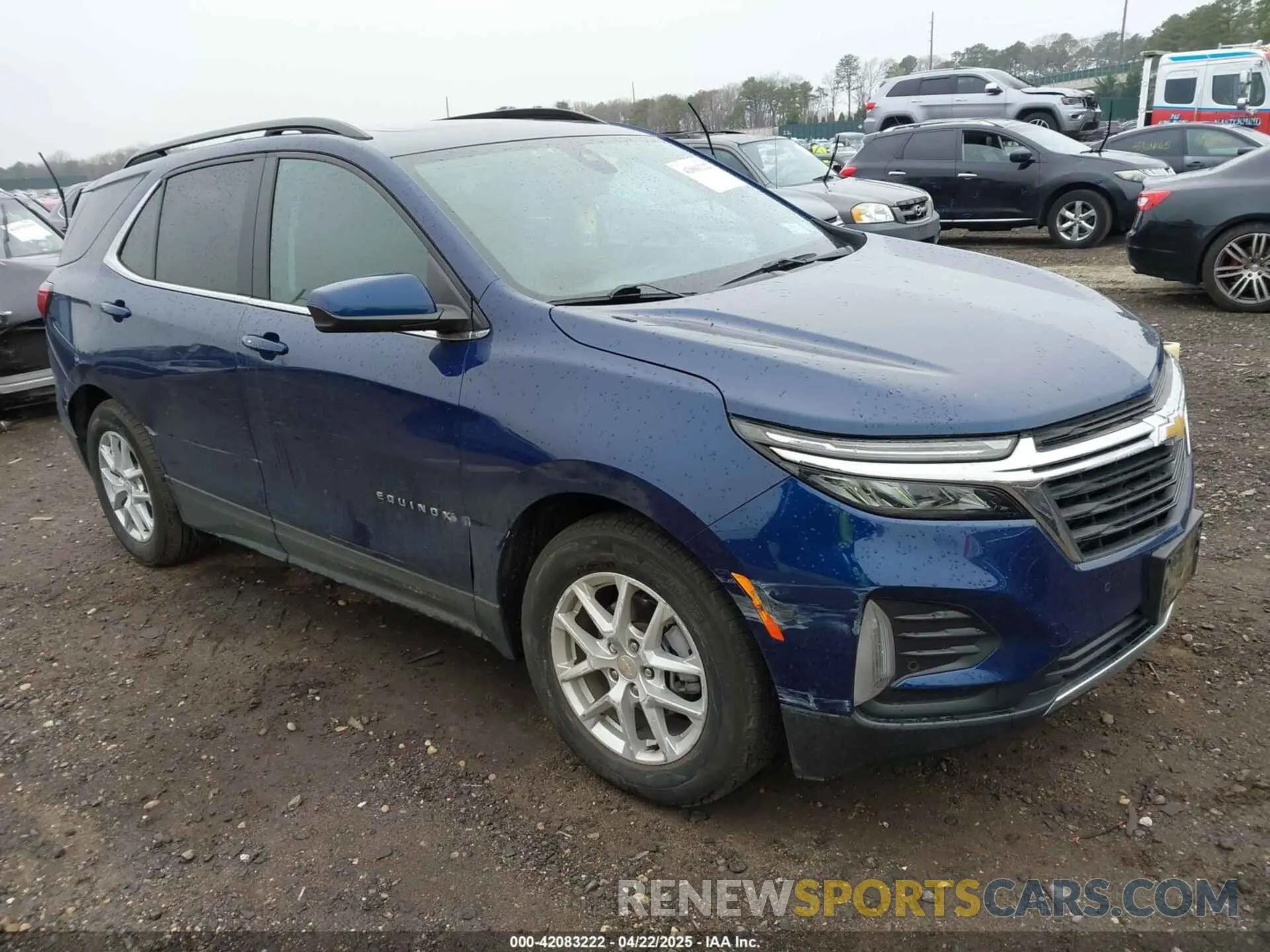 1 Photograph of a damaged car 3GNAXKEV8NL261474 CHEVROLET EQUINOX 2022