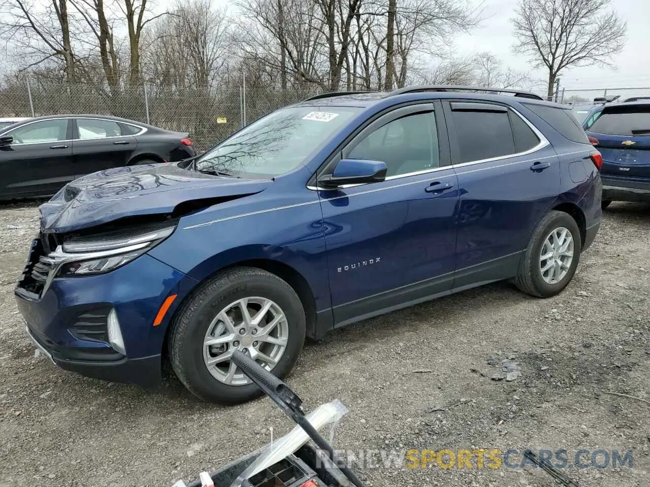 1 Photograph of a damaged car 3GNAXKEV8NL291039 CHEVROLET EQUINOX 2022