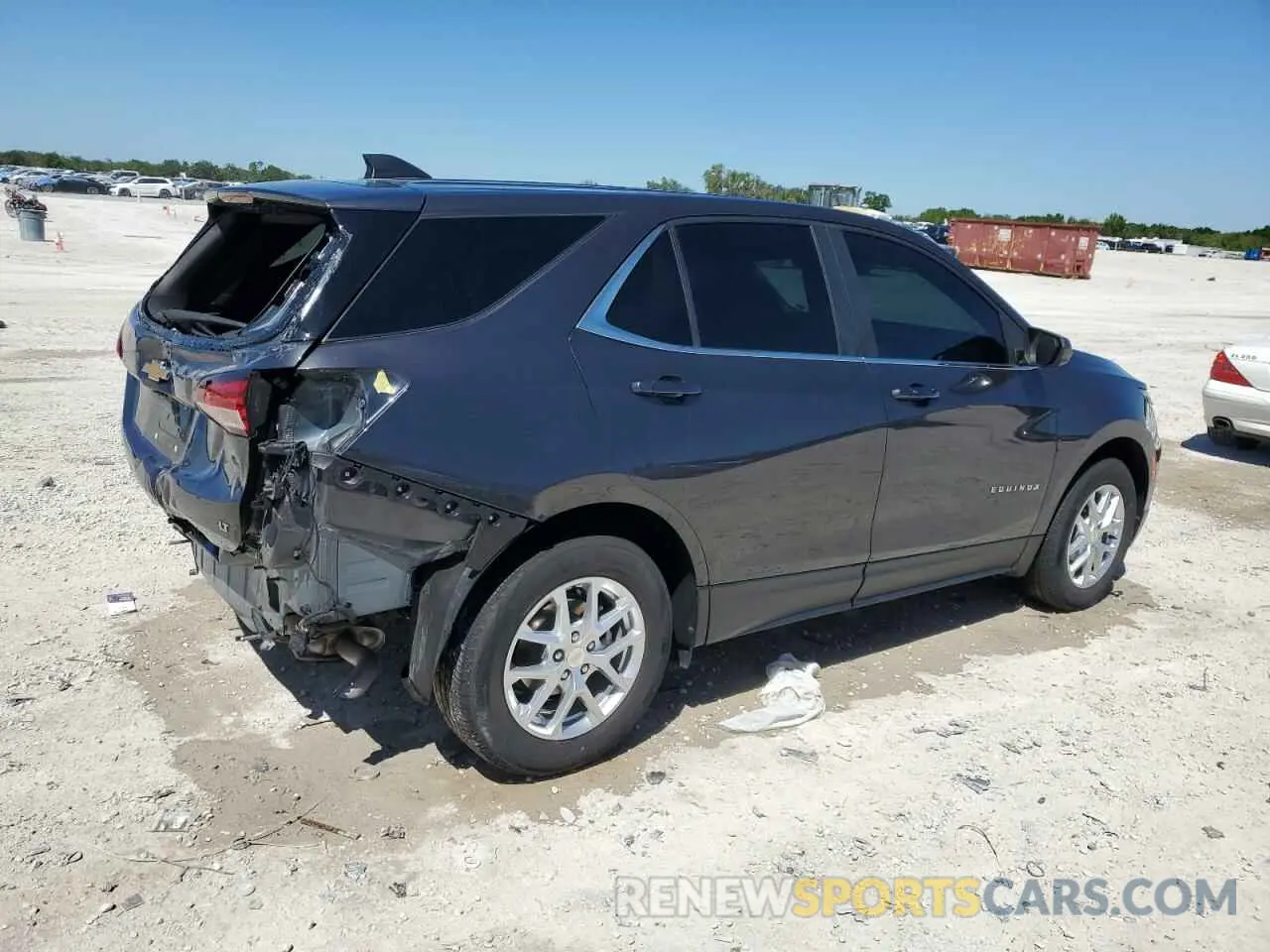 3 Photograph of a damaged car 3GNAXKEV8NS231042 CHEVROLET EQUINOX 2022