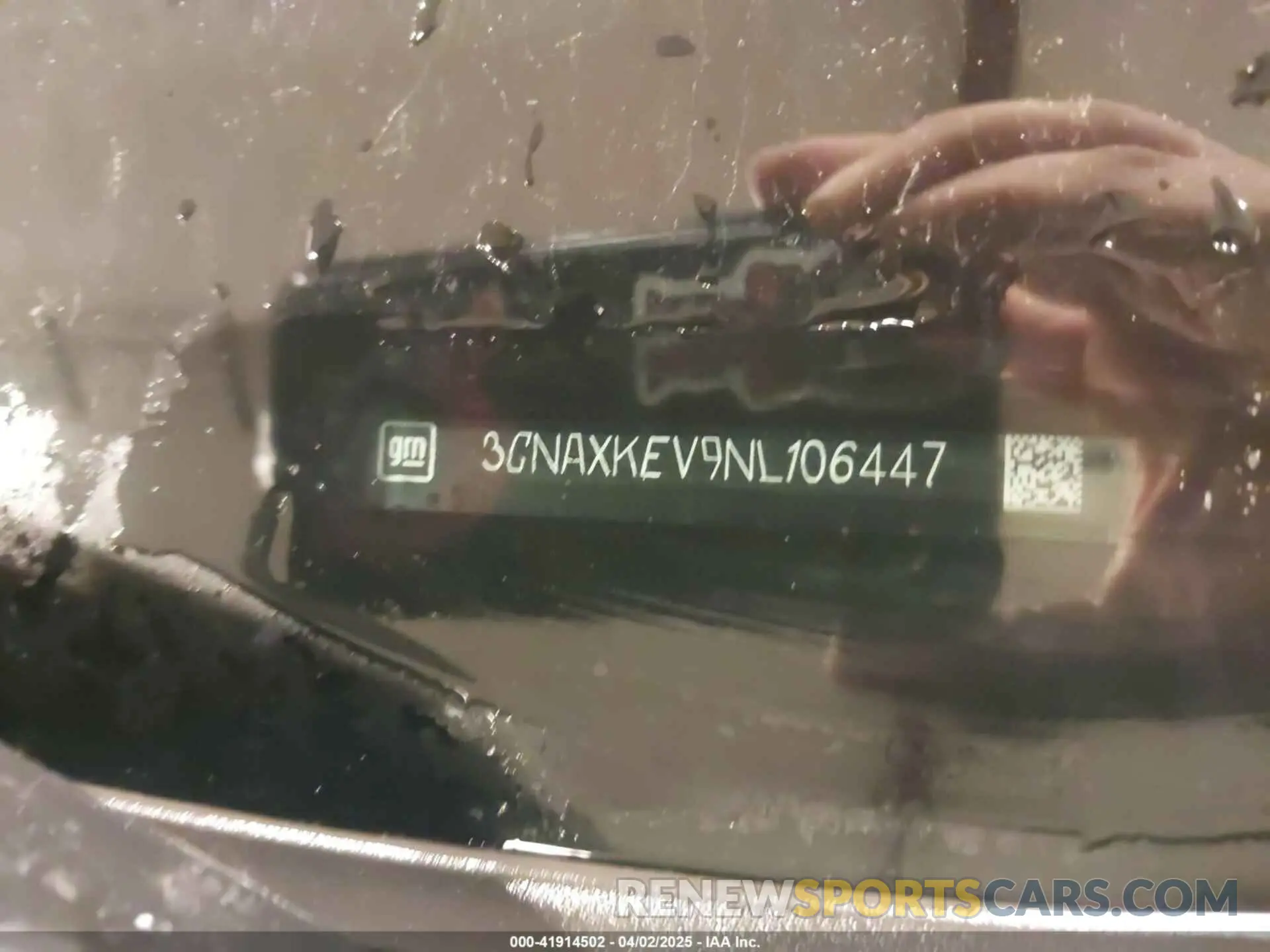 9 Photograph of a damaged car 3GNAXKEV9NL106447 CHEVROLET EQUINOX 2022
