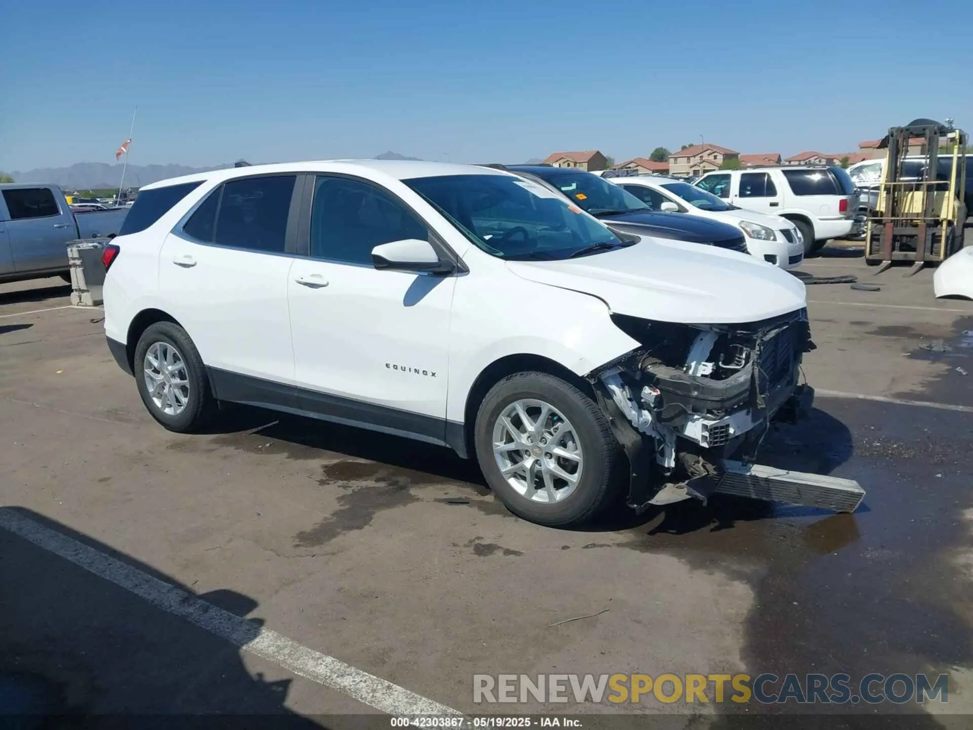1 Photograph of a damaged car 3GNAXKEV9NL195100 CHEVROLET EQUINOX 2022