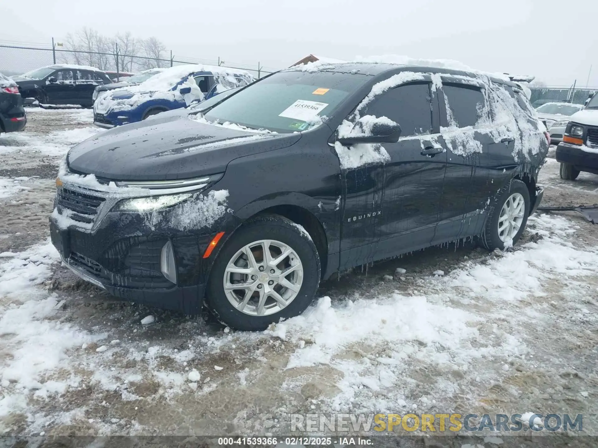 2 Photograph of a damaged car 3GNAXKEV9NL209447 CHEVROLET EQUINOX 2022
