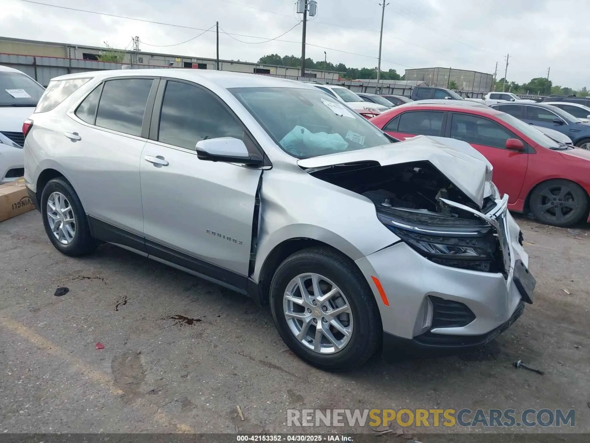 1 Photograph of a damaged car 3GNAXKEV9NL268398 CHEVROLET EQUINOX 2022