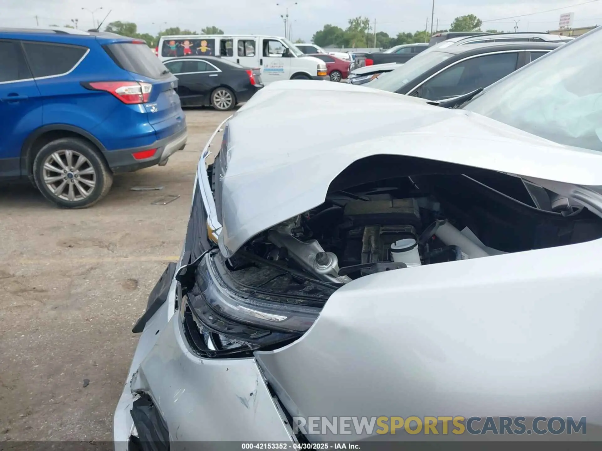 6 Photograph of a damaged car 3GNAXKEV9NL268398 CHEVROLET EQUINOX 2022