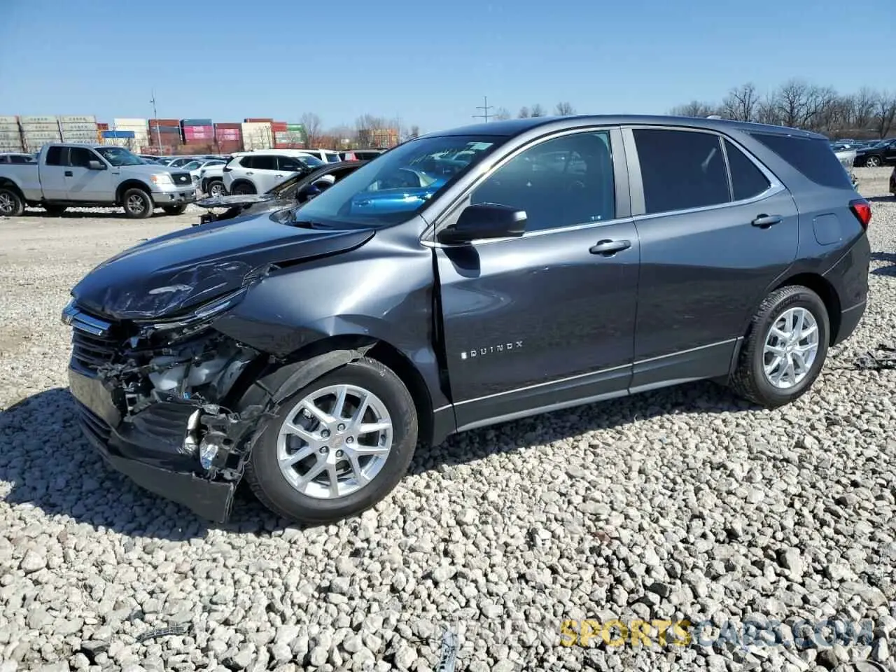 1 Photograph of a damaged car 3GNAXKEV9NS104848 CHEVROLET EQUINOX 2022