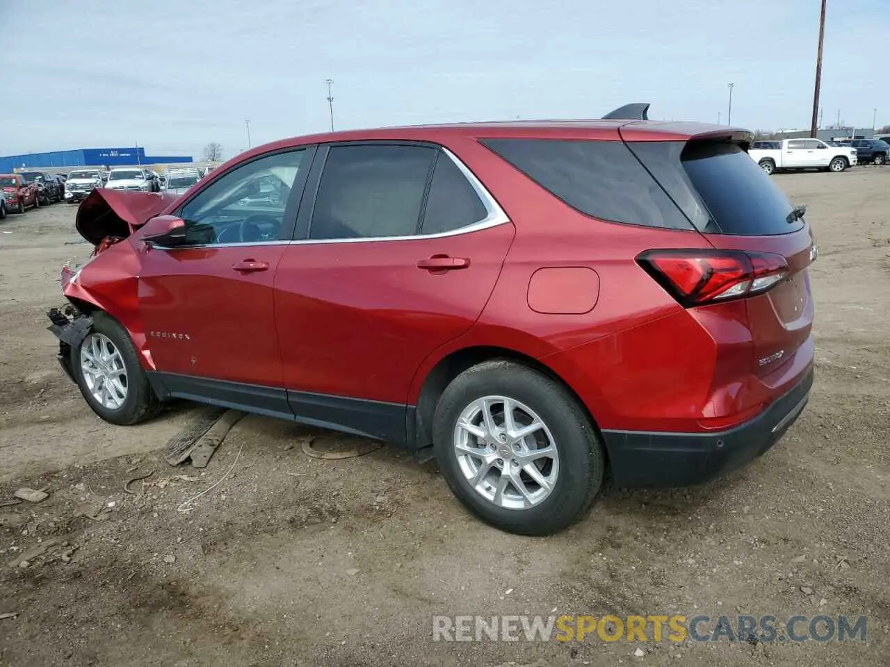 2 Photograph of a damaged car 3GNAXKEVXNL210588 CHEVROLET EQUINOX 2022
