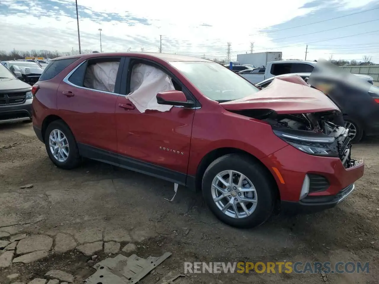 4 Photograph of a damaged car 3GNAXKEVXNL210588 CHEVROLET EQUINOX 2022