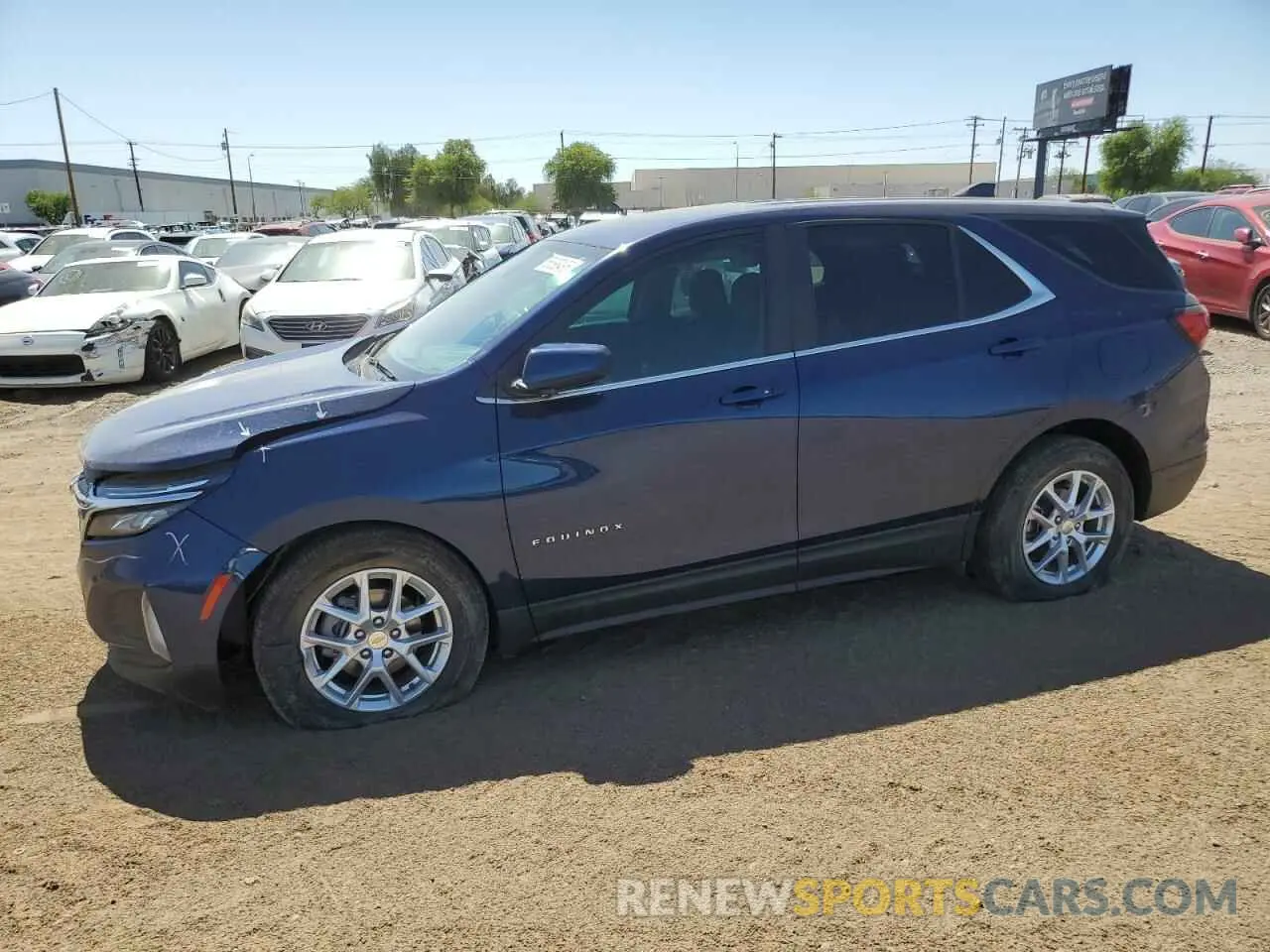 1 Photograph of a damaged car 3GNAXKEVXNL240741 CHEVROLET EQUINOX 2022