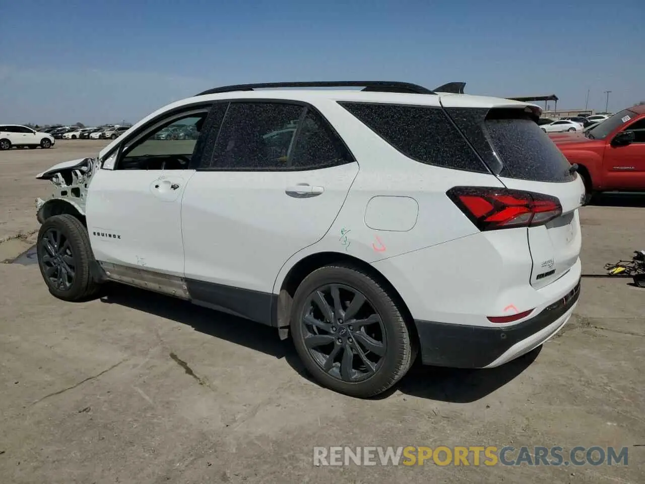 2 Photograph of a damaged car 3GNAXMEV0NS200363 CHEVROLET EQUINOX 2022