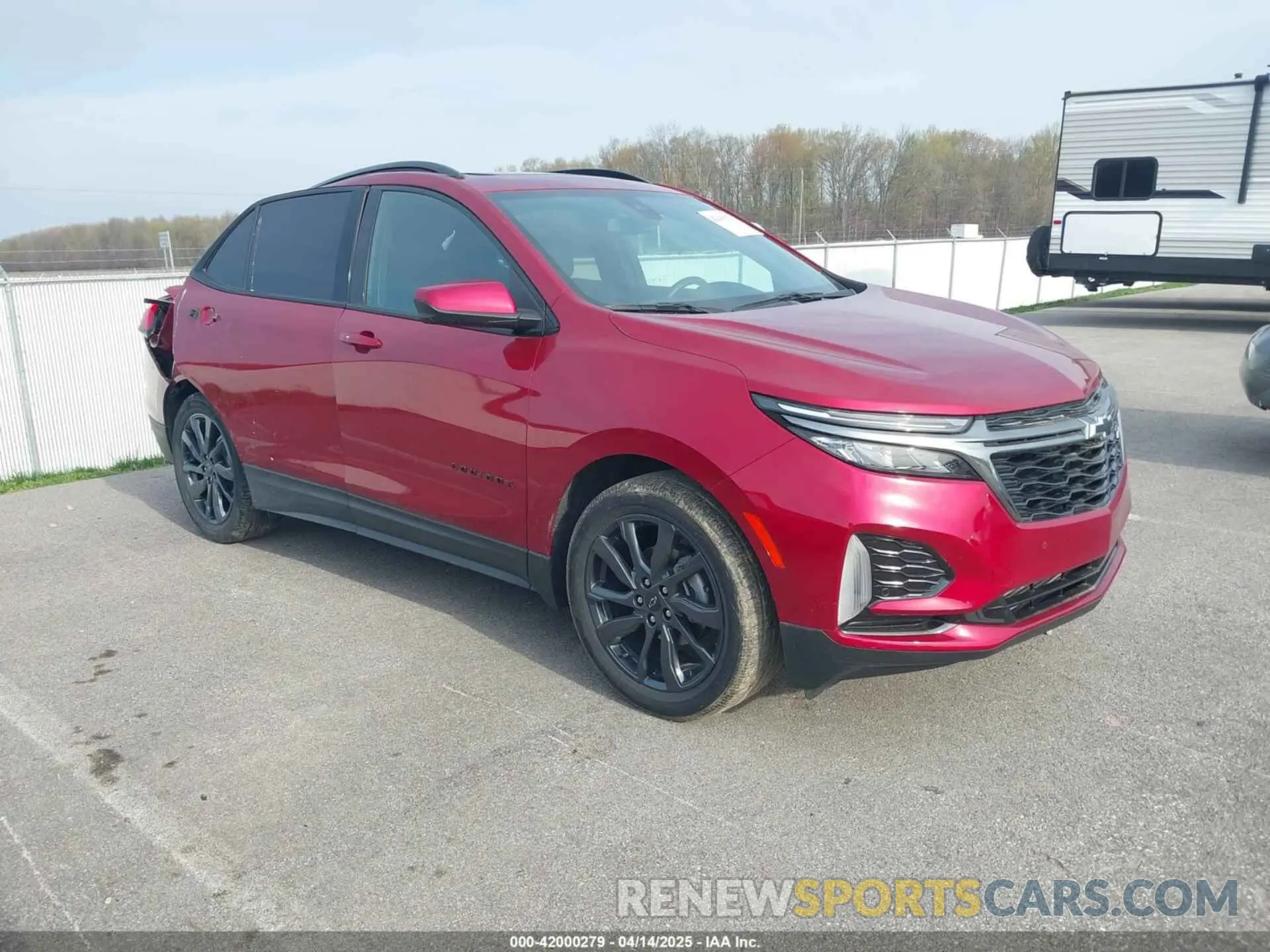 1 Photograph of a damaged car 3GNAXMEV4NS167755 CHEVROLET EQUINOX 2022