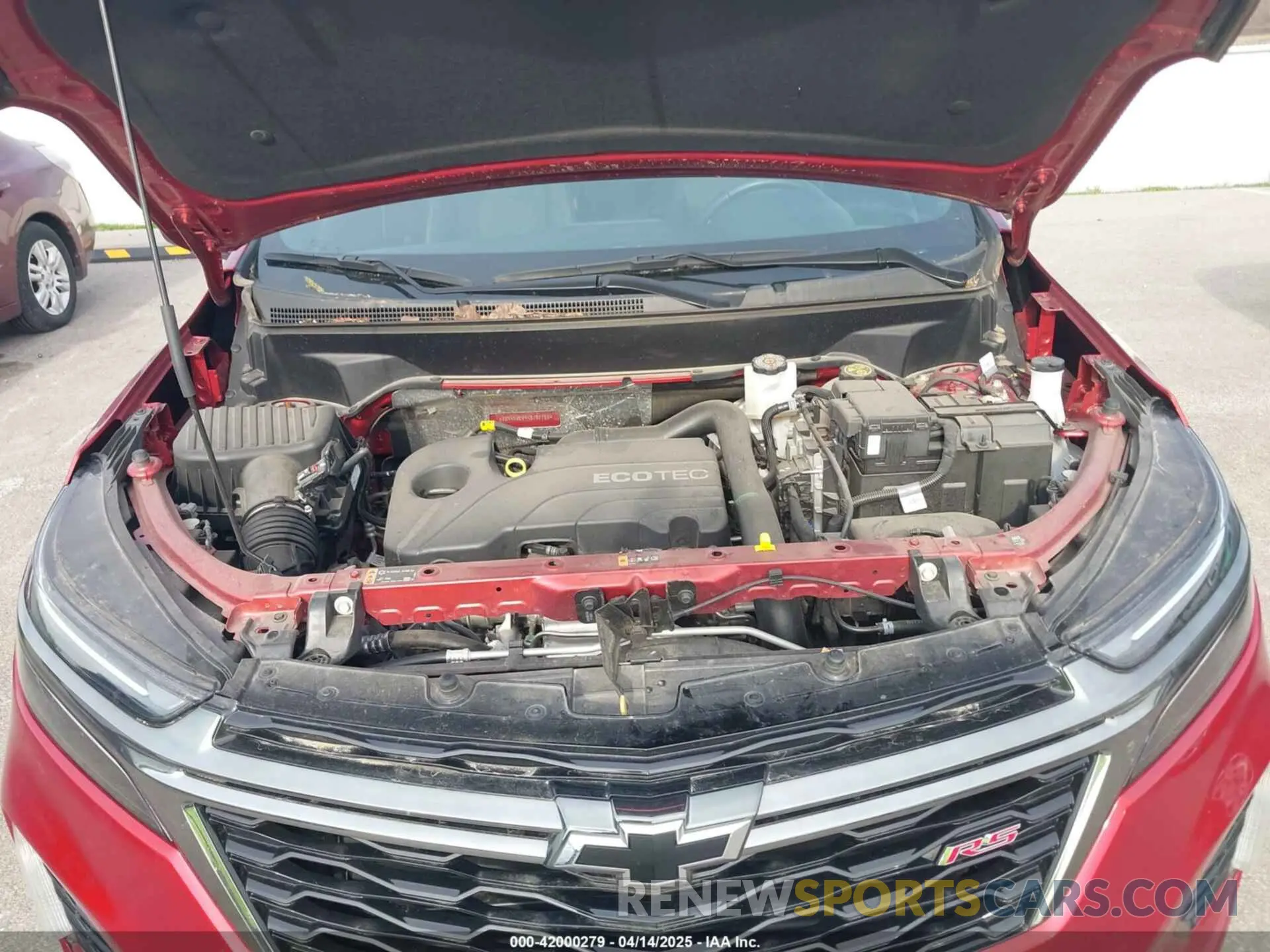10 Photograph of a damaged car 3GNAXMEV4NS167755 CHEVROLET EQUINOX 2022