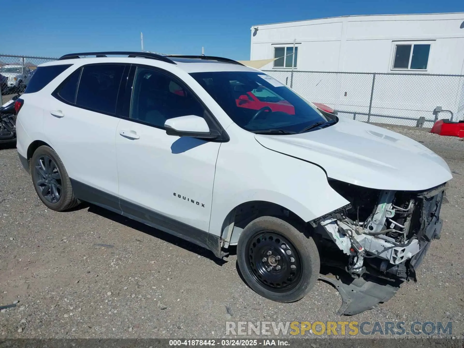 1 Photograph of a damaged car 3GNAXMEV6NS106441 CHEVROLET EQUINOX 2022