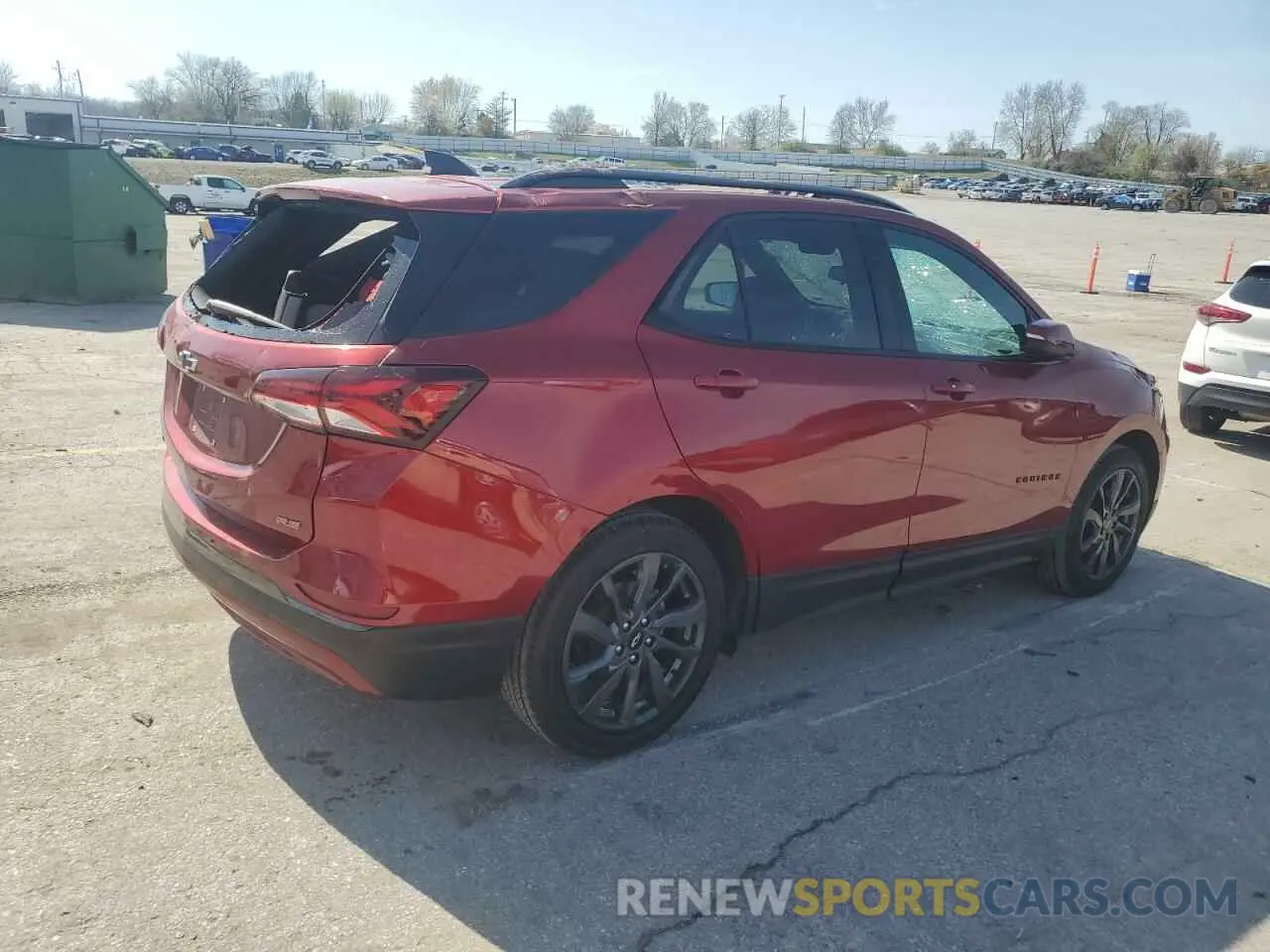 3 Photograph of a damaged car 3GNAXMEV8NS134161 CHEVROLET EQUINOX 2022