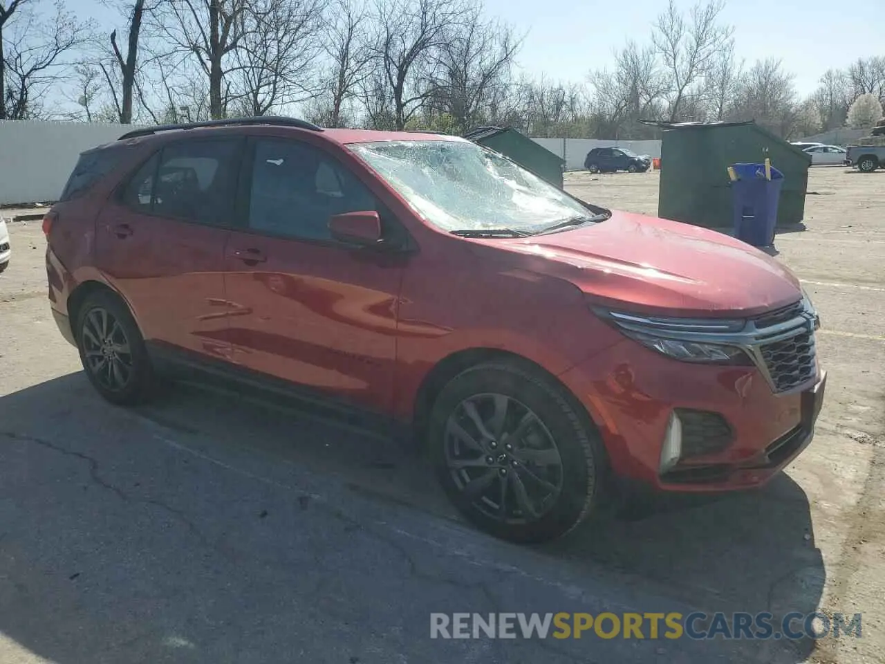 4 Photograph of a damaged car 3GNAXMEV8NS134161 CHEVROLET EQUINOX 2022