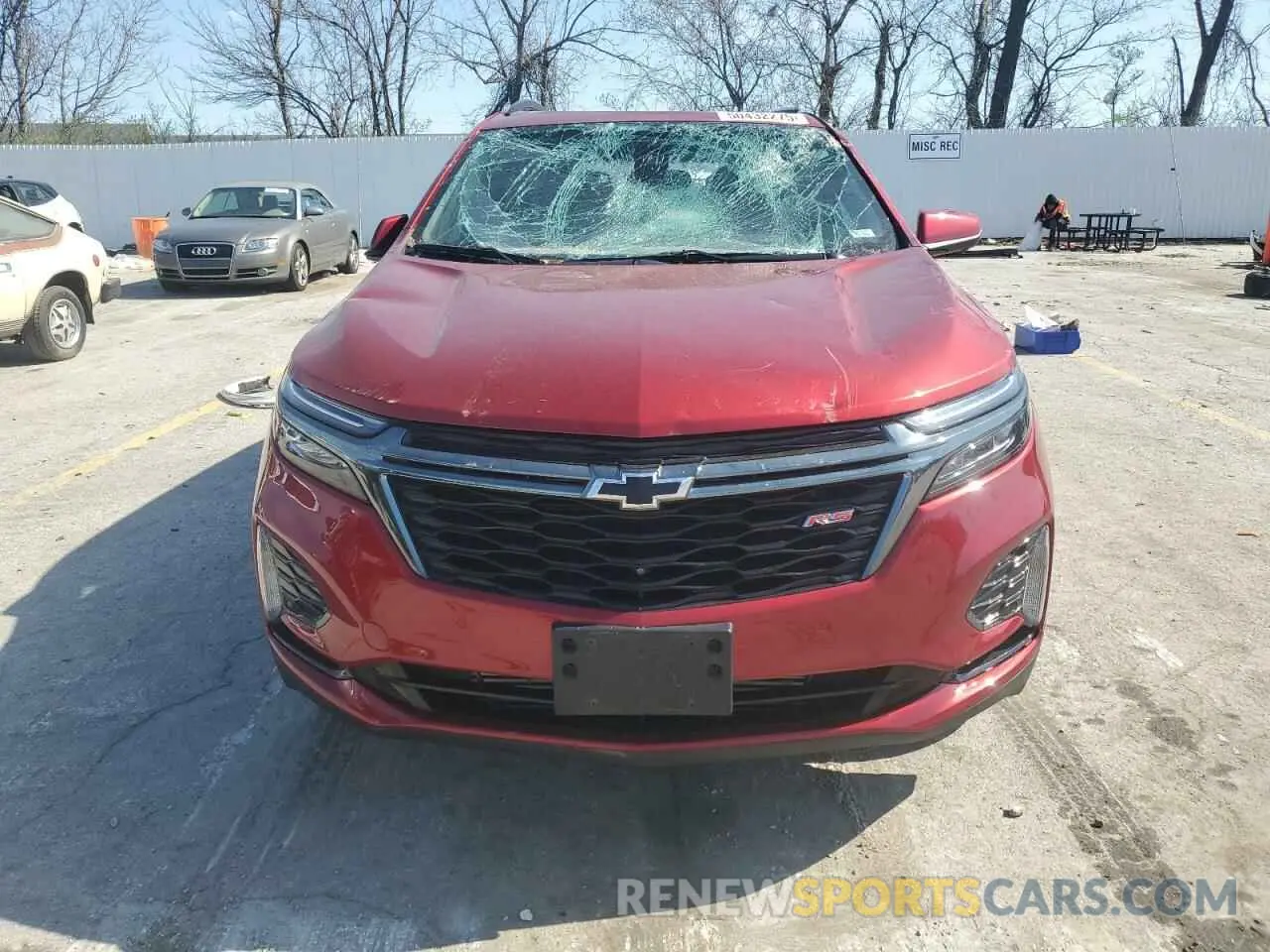 5 Photograph of a damaged car 3GNAXMEV8NS134161 CHEVROLET EQUINOX 2022