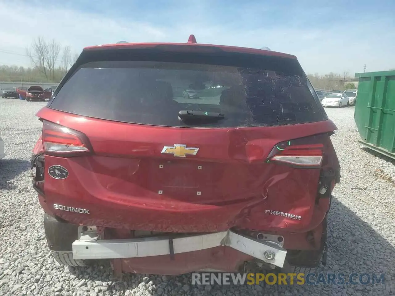 6 Photograph of a damaged car 3GNAXNEV2NS165606 CHEVROLET EQUINOX 2022