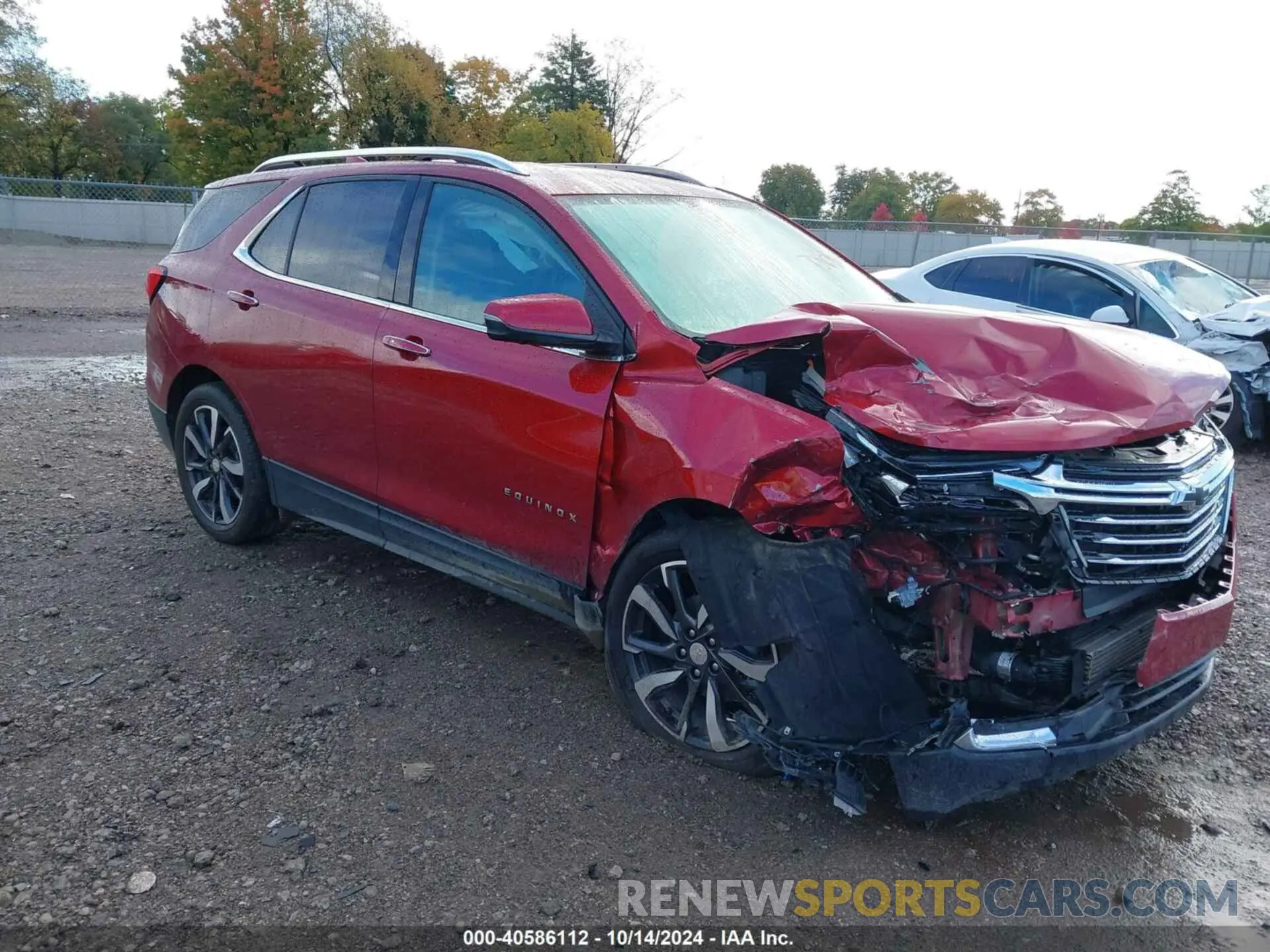1 Photograph of a damaged car 3GNAXNEV6NS171652 CHEVROLET EQUINOX 2022
